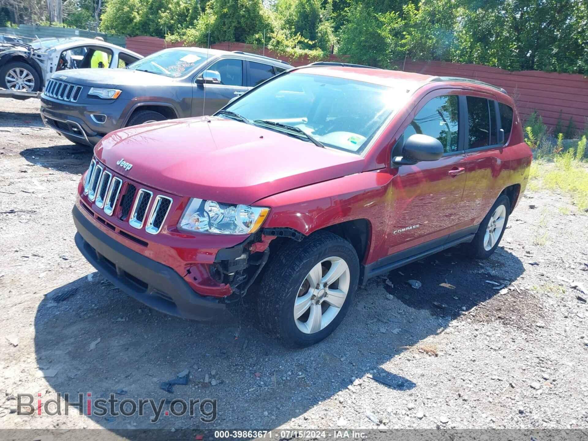 2012 JEEP COMPASS - VIN: 1C4NJCEB3CD602449 - Фото 2