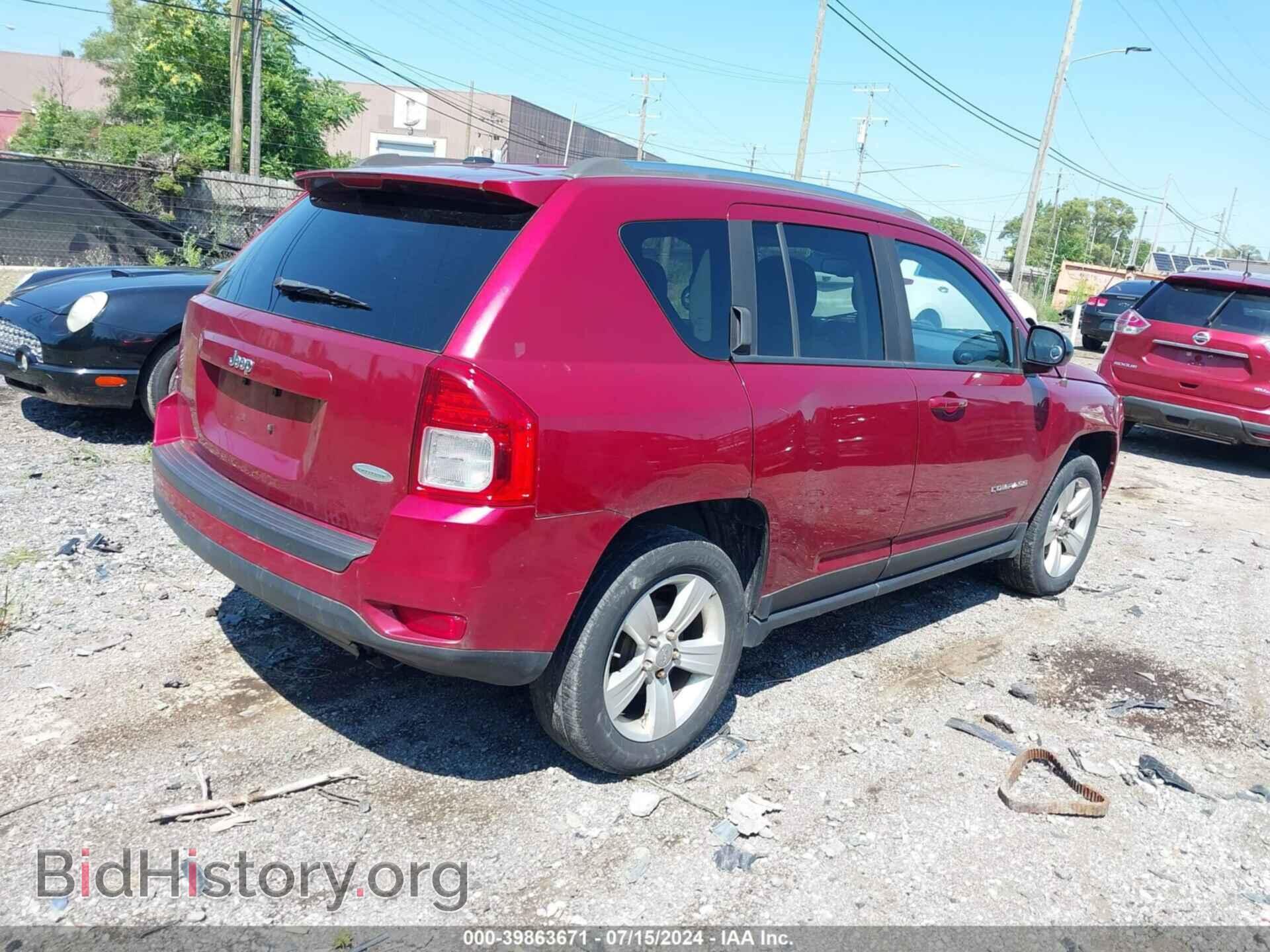 2012 JEEP COMPASS - VIN: 1C4NJCEB3CD602449 - Фото 4