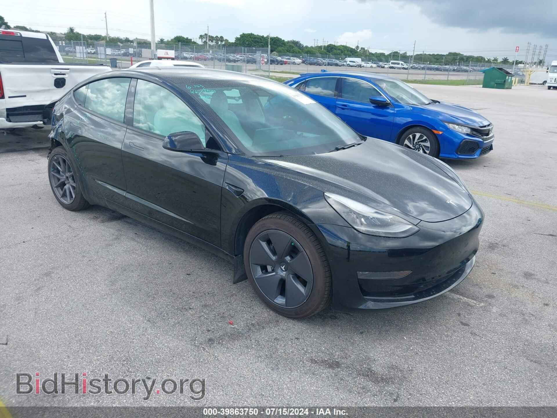 Photo 5YJ3E1EA3MF048816 - TESLA MODEL 3 2021