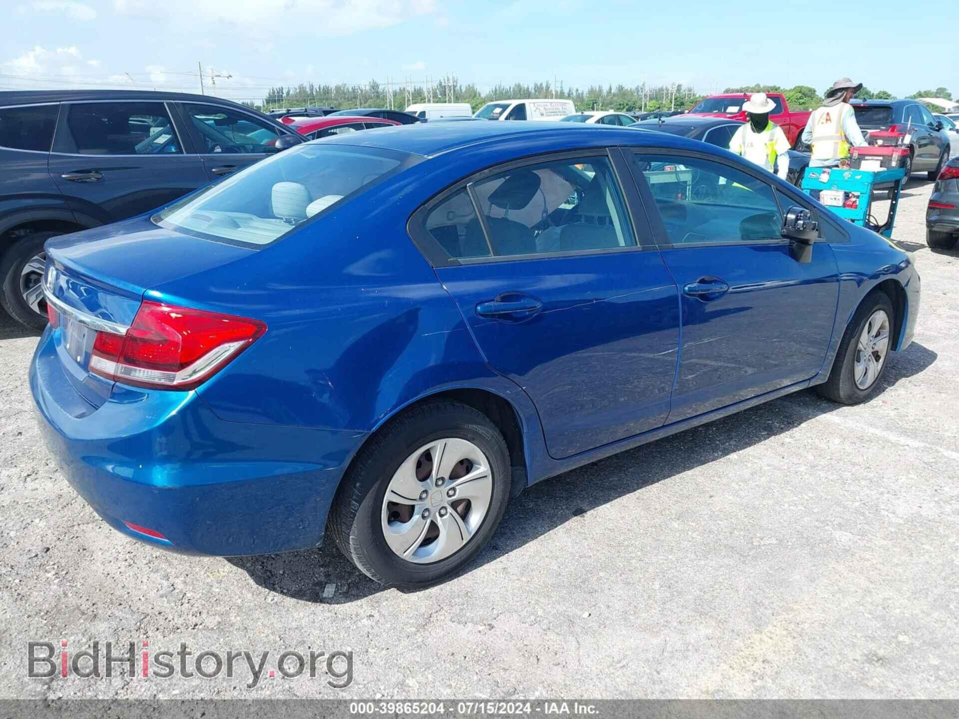2014 HONDA CIVIC - VIN: 19XFB2F55EE074516 - Фото 4
