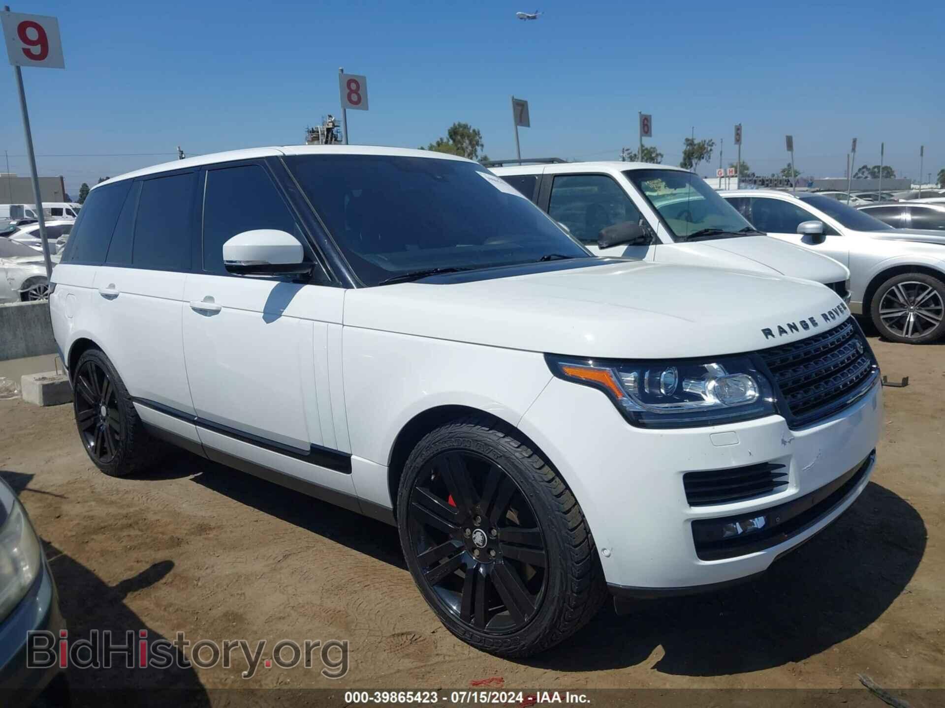 Фотография SALGS2VF9EA125056 - LAND ROVER RANGE ROVER 2014