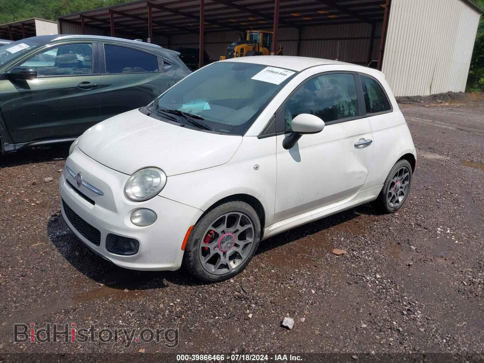 2012 FIAT 500 - VIN: 3C3CFFBR9CT109952 - Фото 2