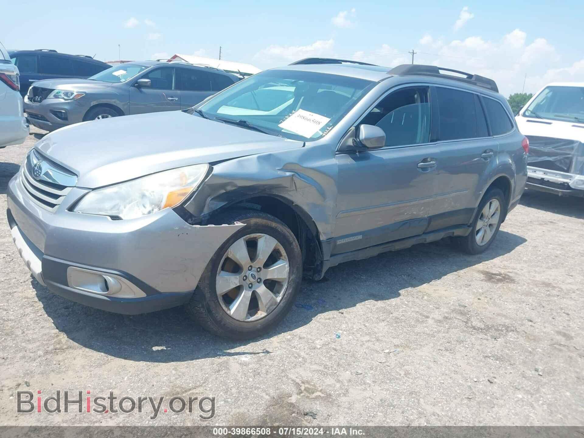2011 SUBARU OUTBACK - VIN: 4S4BRBKC8B3443608 - Фото 2
