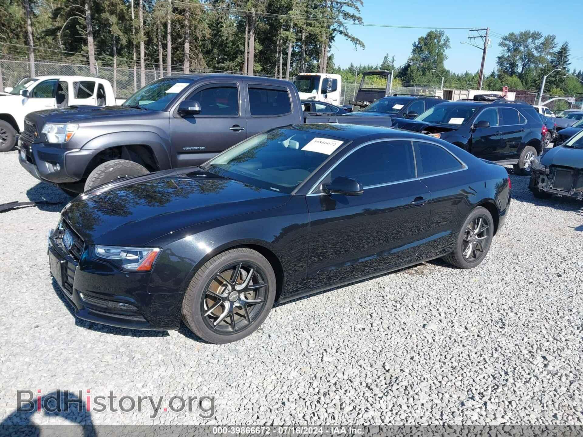 2013 AUDI A5 - VIN: WAUCFAFR5DA038764 - Фото 2