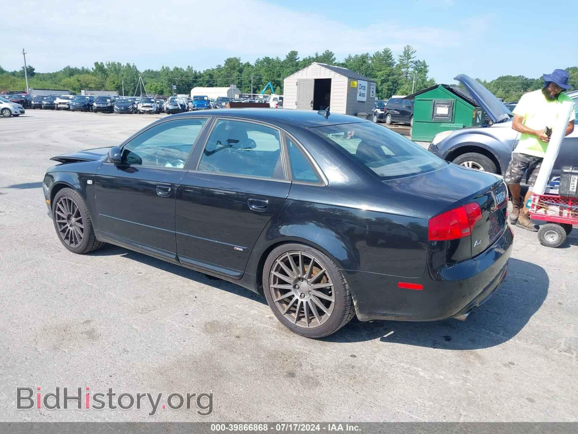 2007 AUDI A4 - VIN: WAUEF78E17A179664 - Фото 3