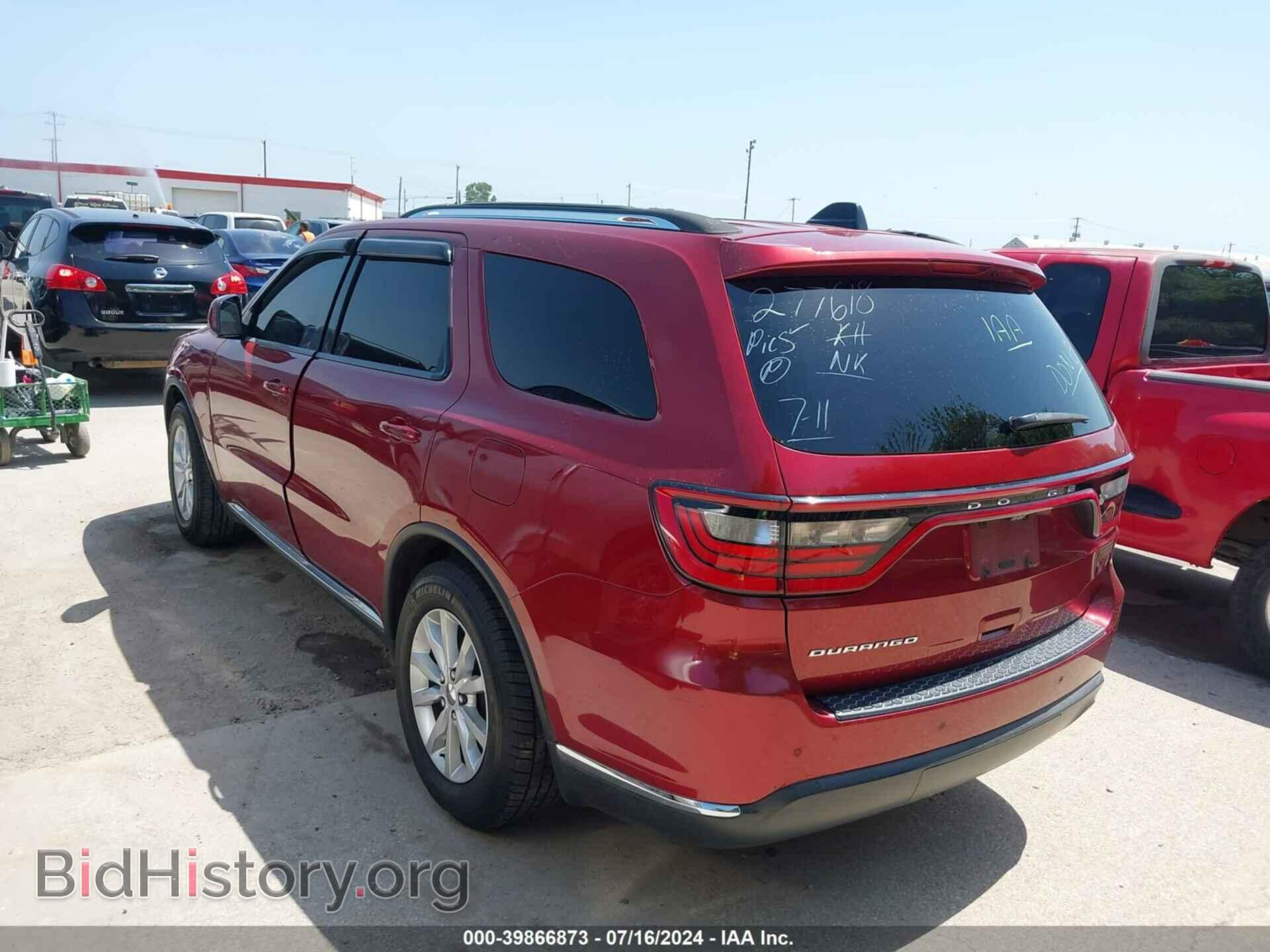 2014 DODGE DURANGO - VIN: 1C4RDHAG6EC277618 - Фото 3