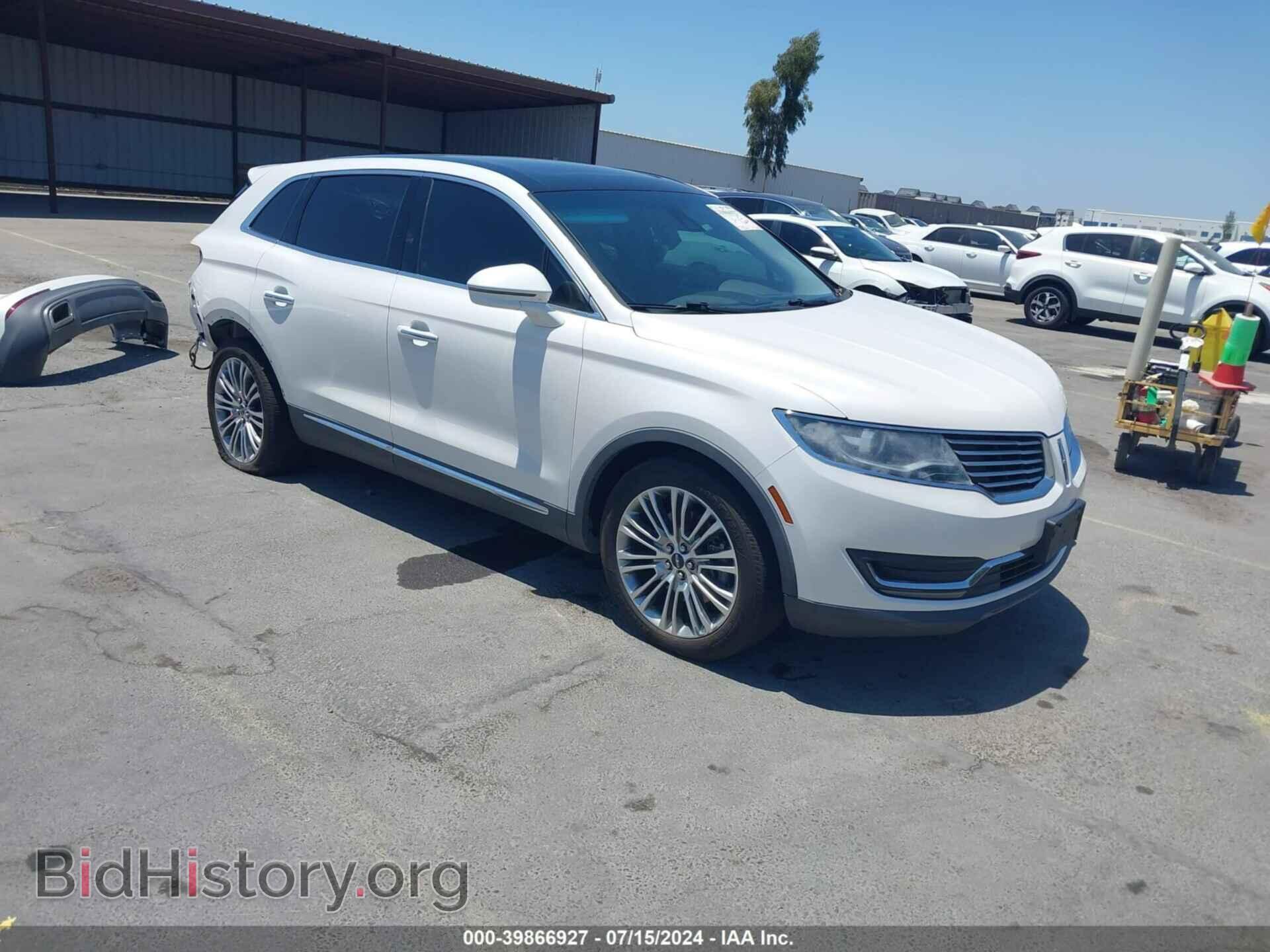 Фотография 2LMPJ6LR0JBL35140 - LINCOLN MKX 2018