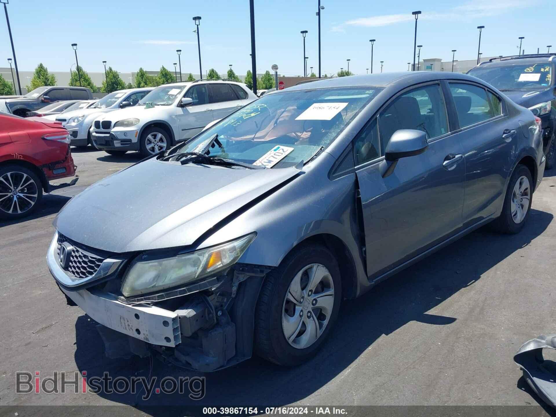 2013 HONDA CIVIC - VIN: 19XFB2F52DE268032 - Фото 2