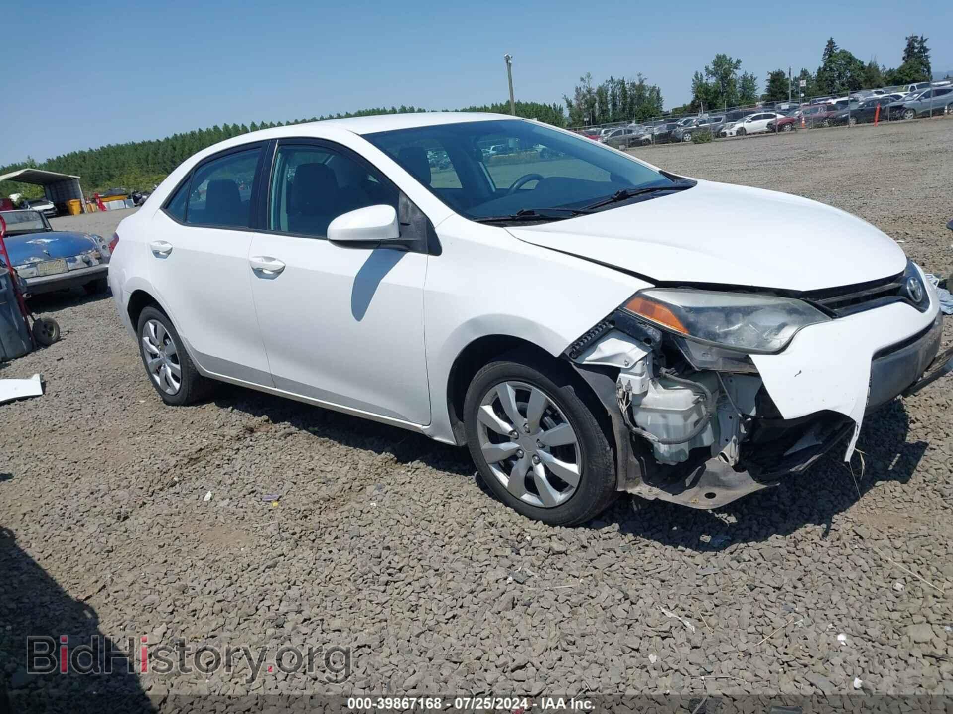 Фотография 2T1BURHEXEC179100 - TOYOTA COROLLA 2014