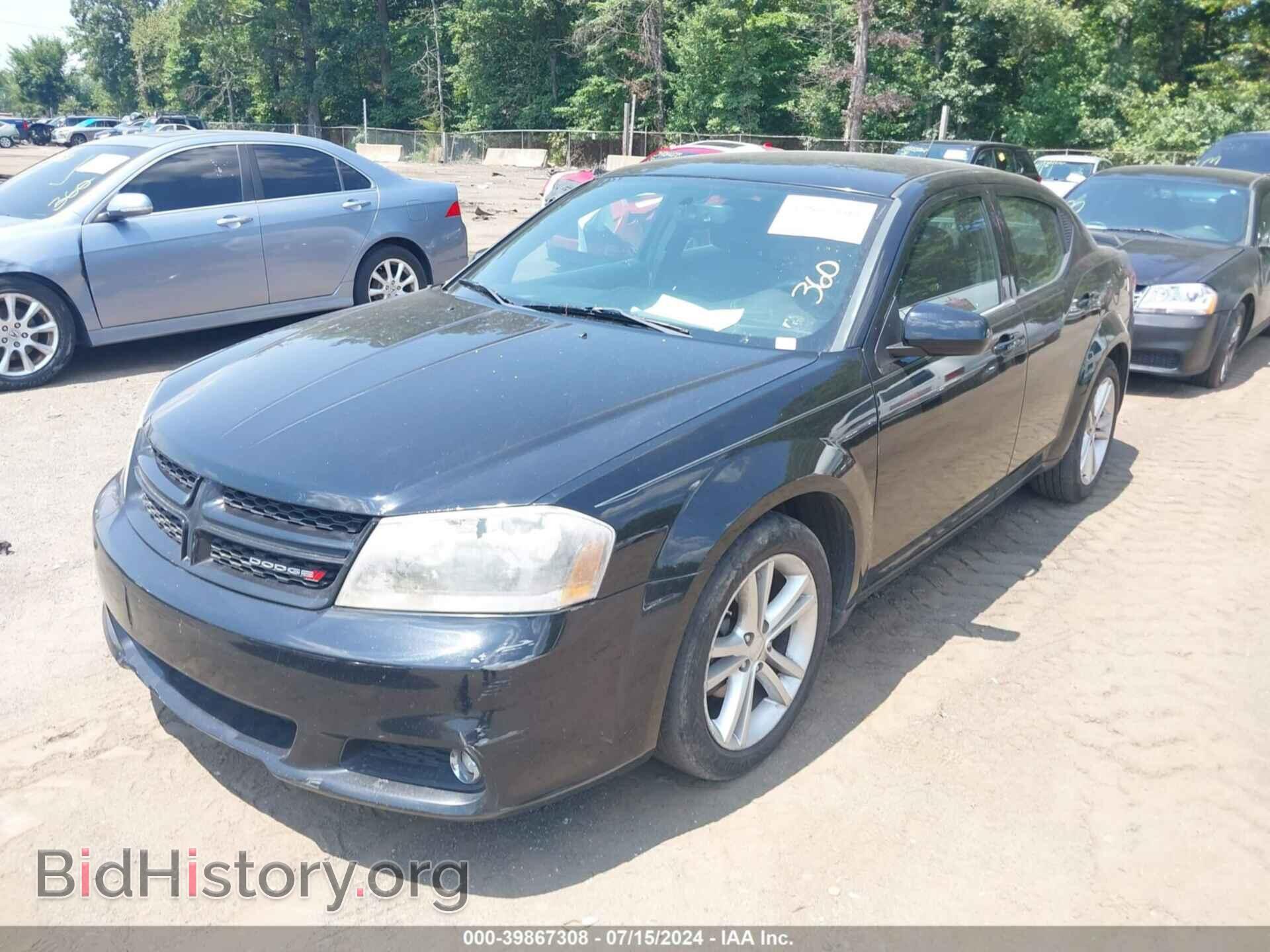 2013 DODGE AVENGER - VIN: 1C3CDZCB6DN581486 - Фото 2