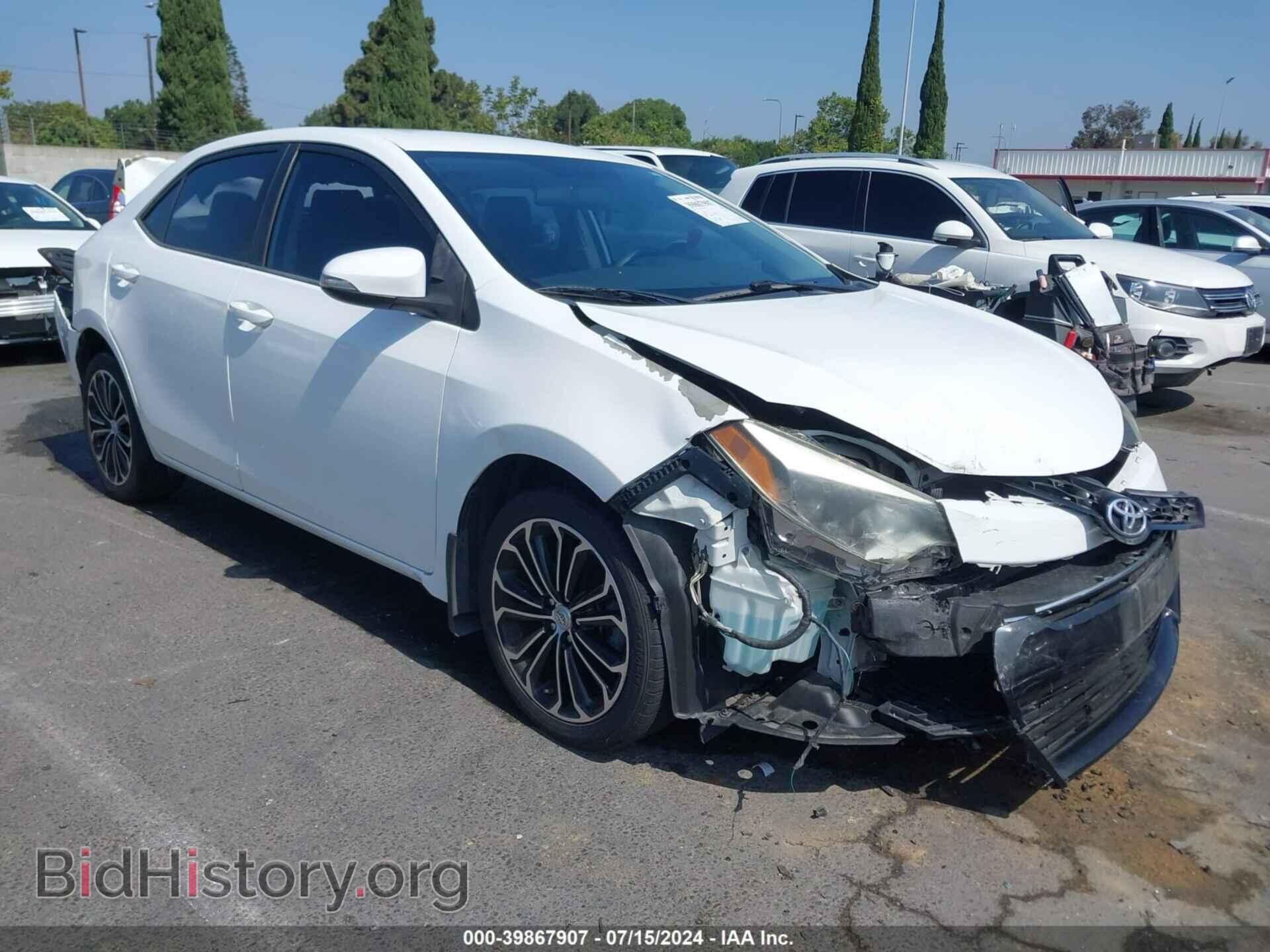 Photo 5YFBURHE1FP228749 - TOYOTA COROLLA 2015