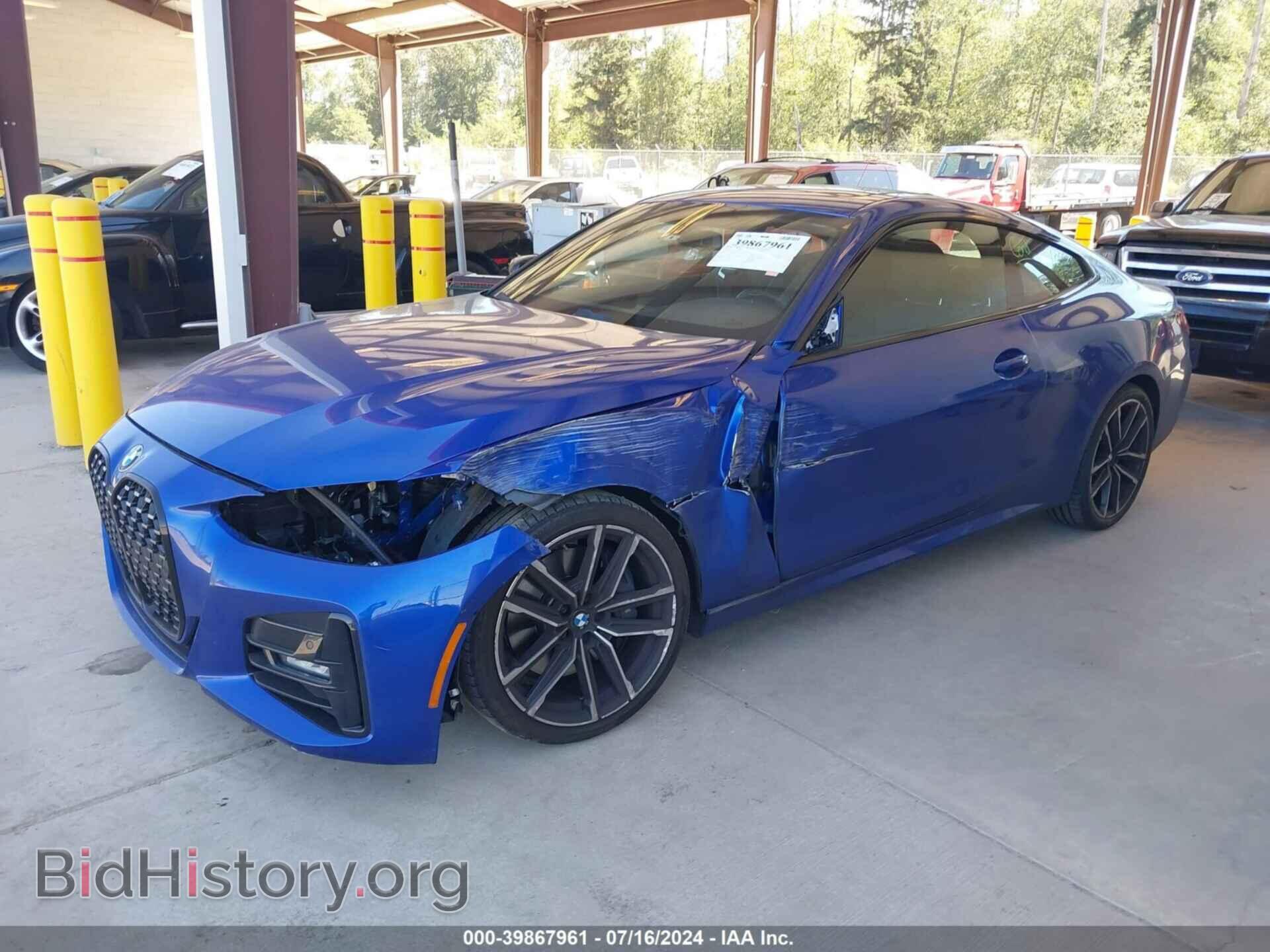 2021 BMW 430I - VIN: WBA73AP01MCF42956 - Фото 2
