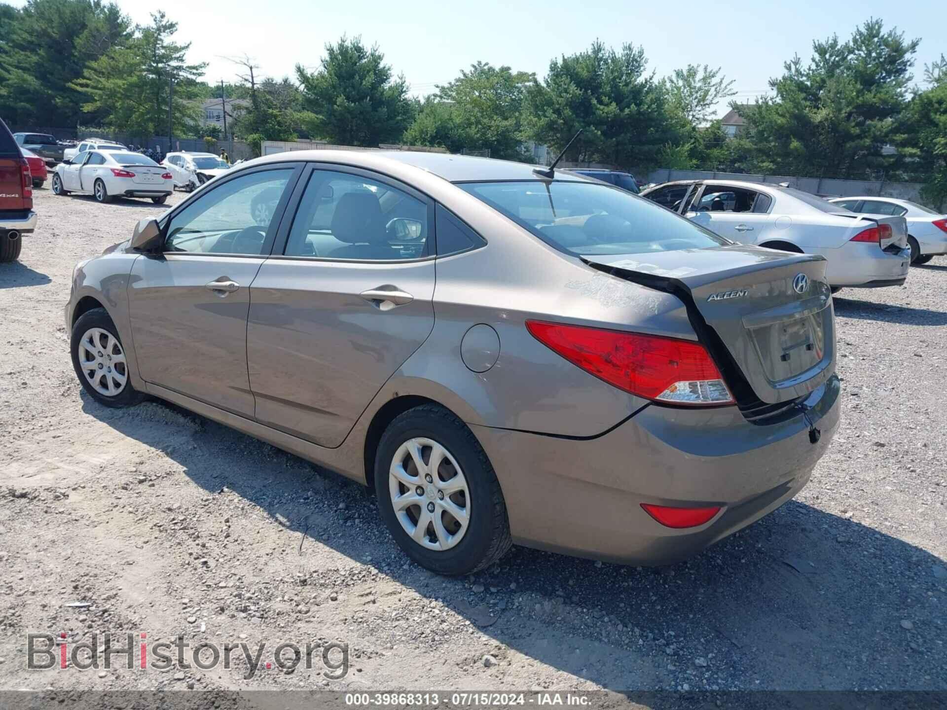 2014 HYUNDAI ACCENT - VIN: KMHCT4AE6EU757972 - Фото 3