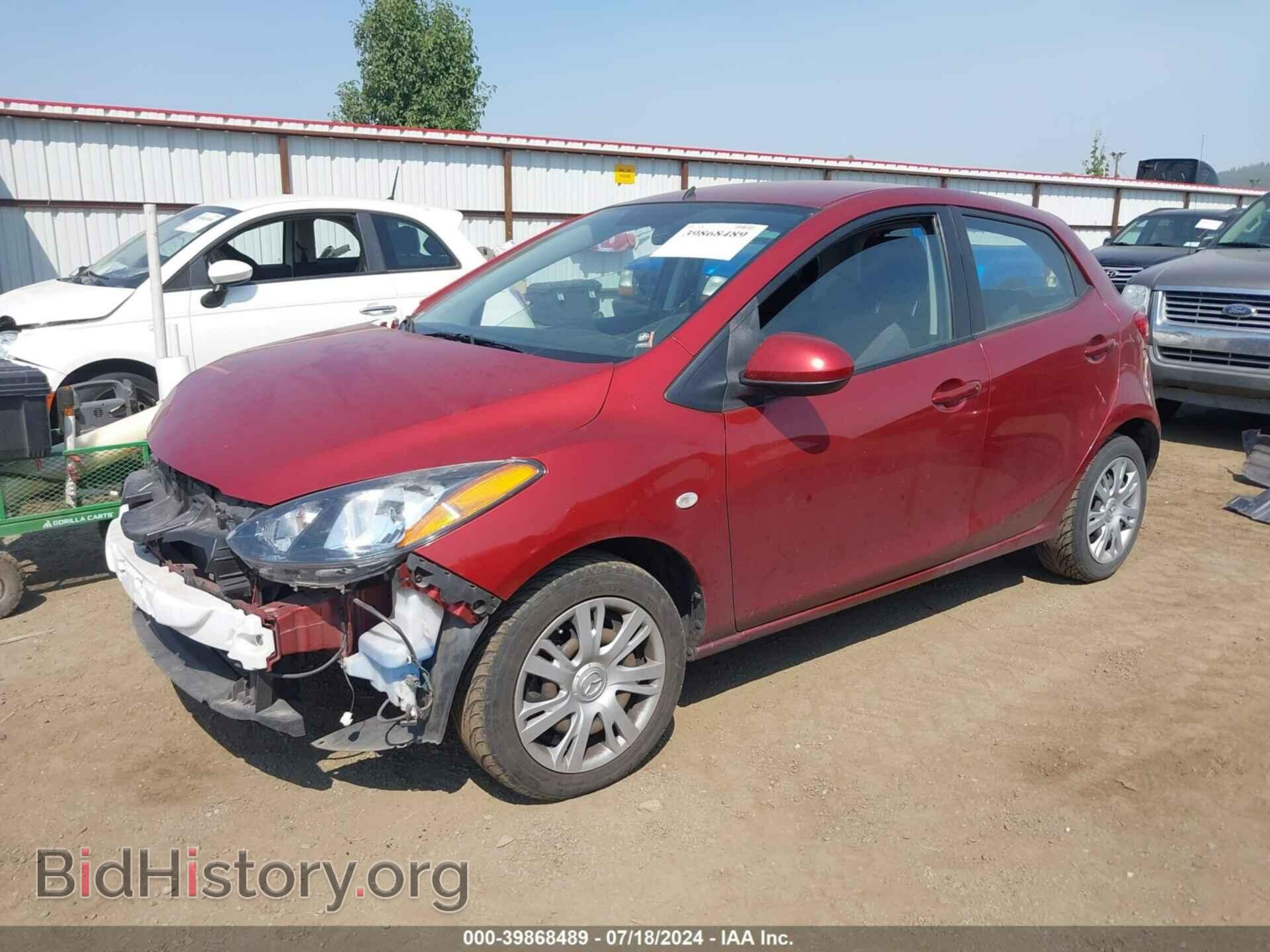 2014 MAZDA MAZDA2 - VIN: JM1DE1KZ6E0175462 - Фото 2