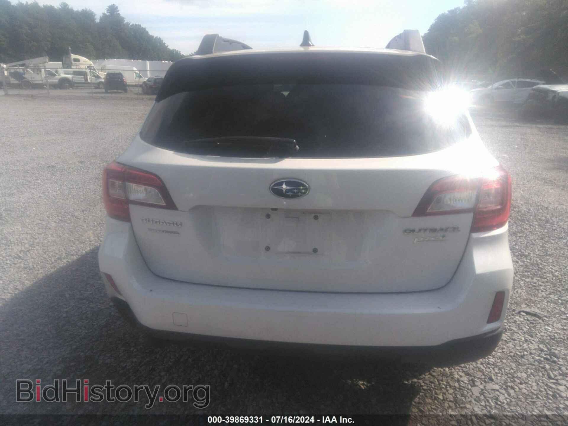 2016 SUBARU OUTBACK - VIN: 4S4BSANC4G3205899 - Фото 16