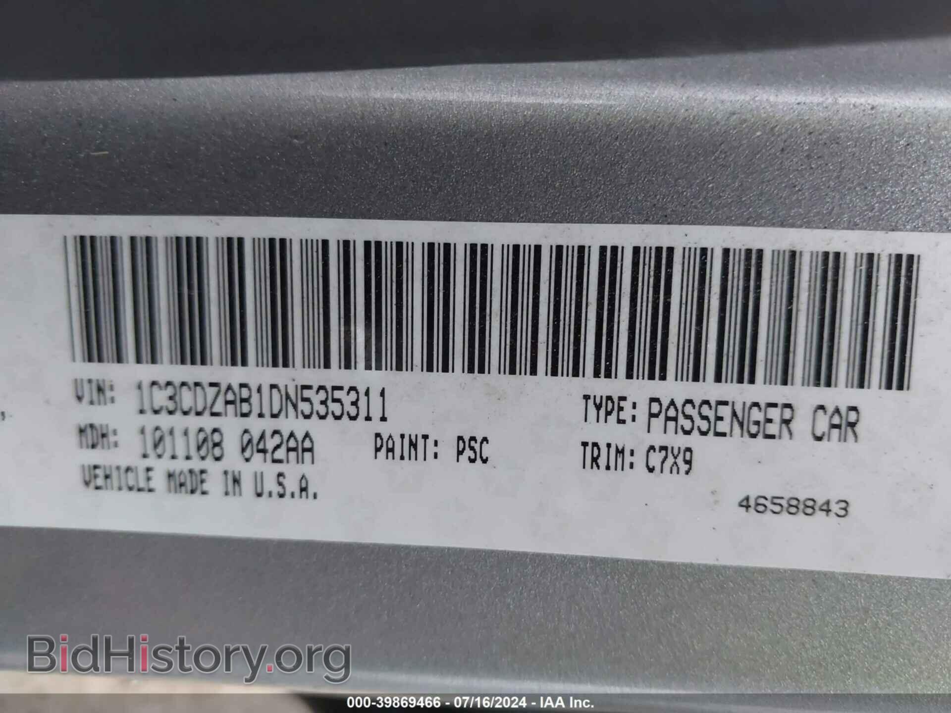 2013 DODGE AVENGER - VIN: 1C3CDZAB1DN535311 - Photo 9