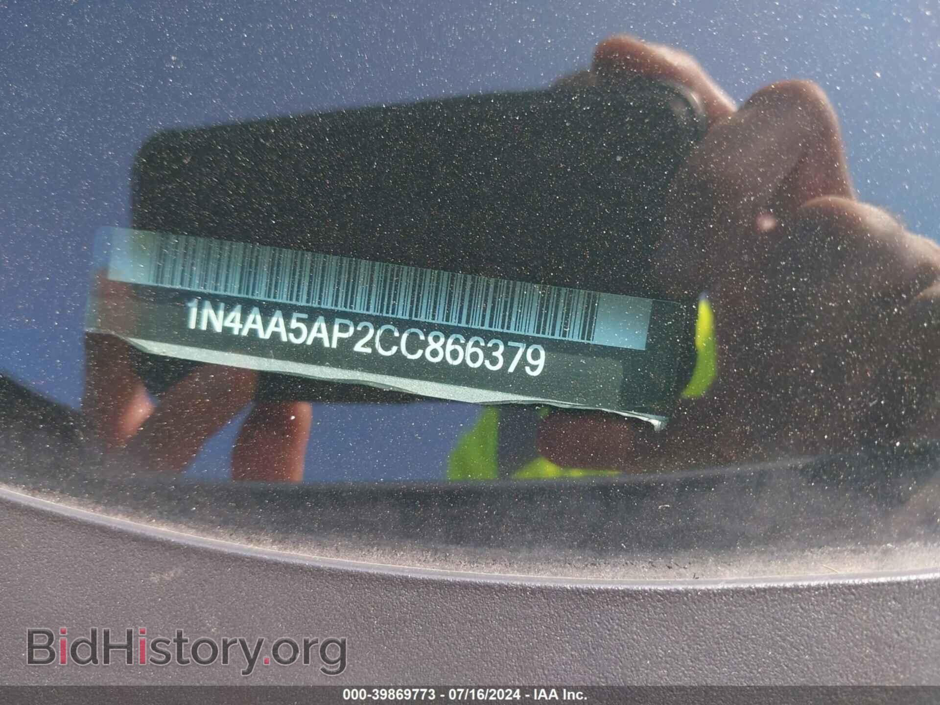 2012 NISSAN MAXIMA - VIN: 1N4AA5AP2CC866379 - Фото 9