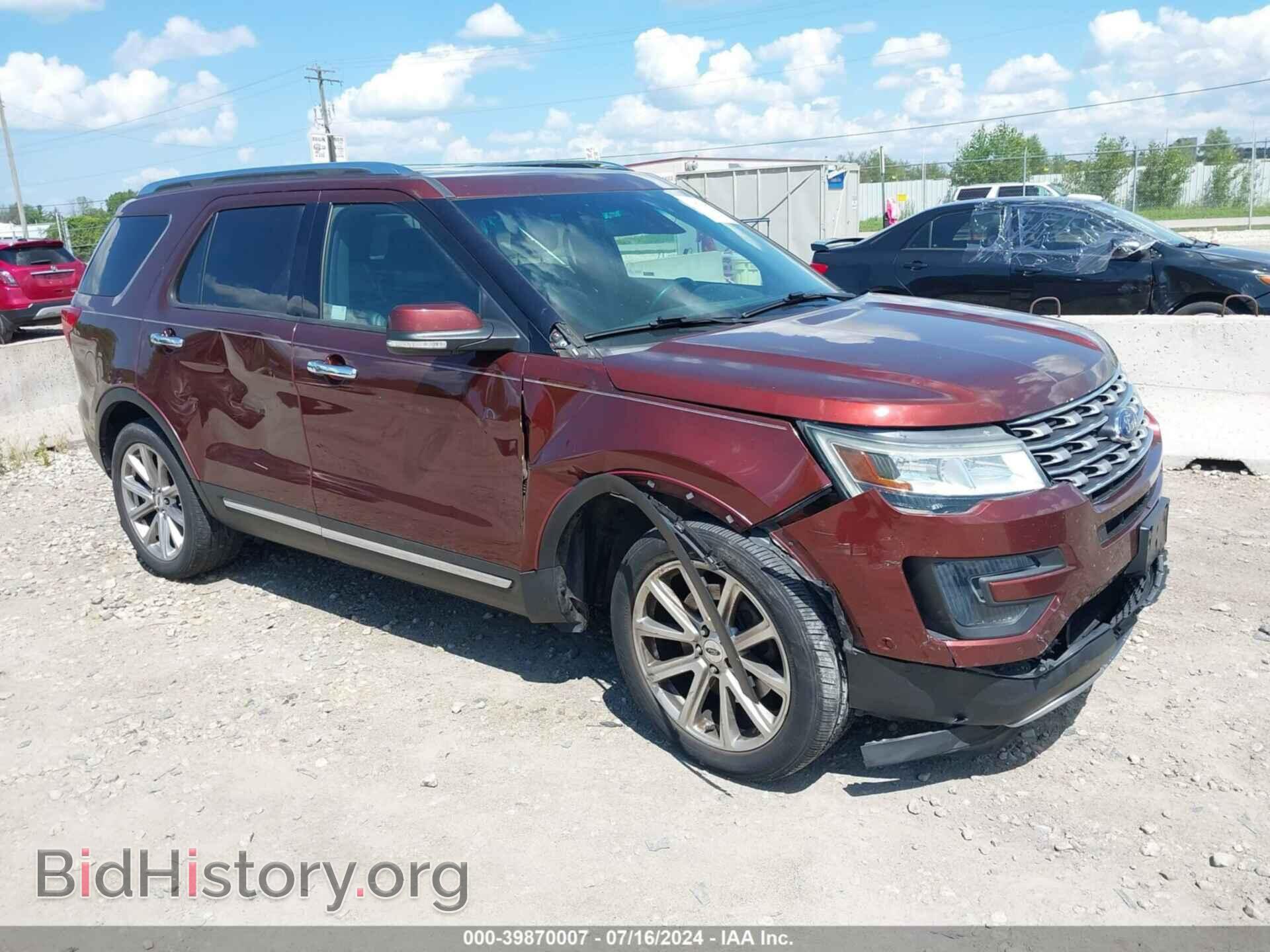 Photo 1FM5K7F81GGB16195 - FORD EXPLORER 2016