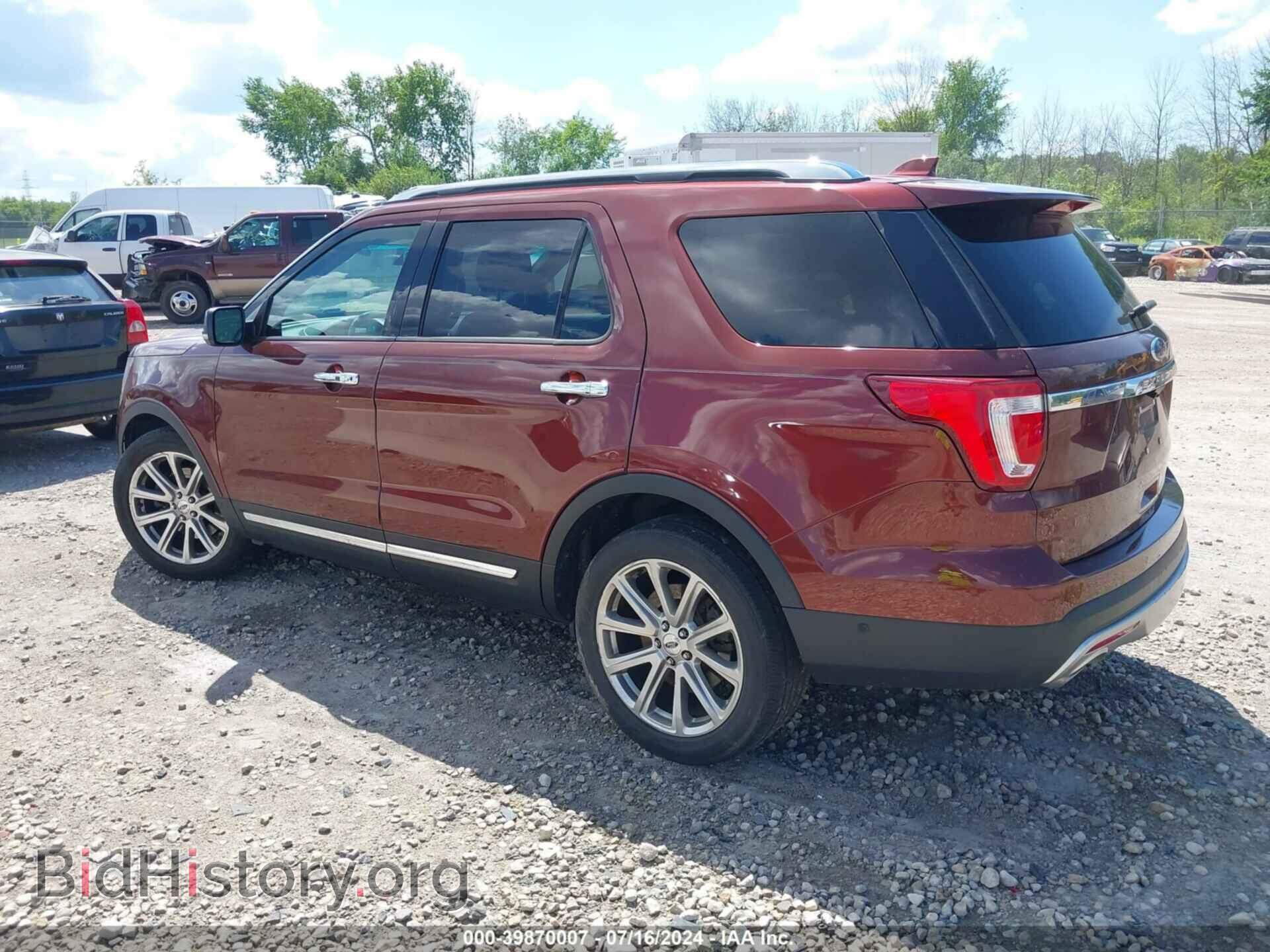 2016 FORD EXPLORER - VIN: 1FM5K7F81GGB16195 - Фото 3