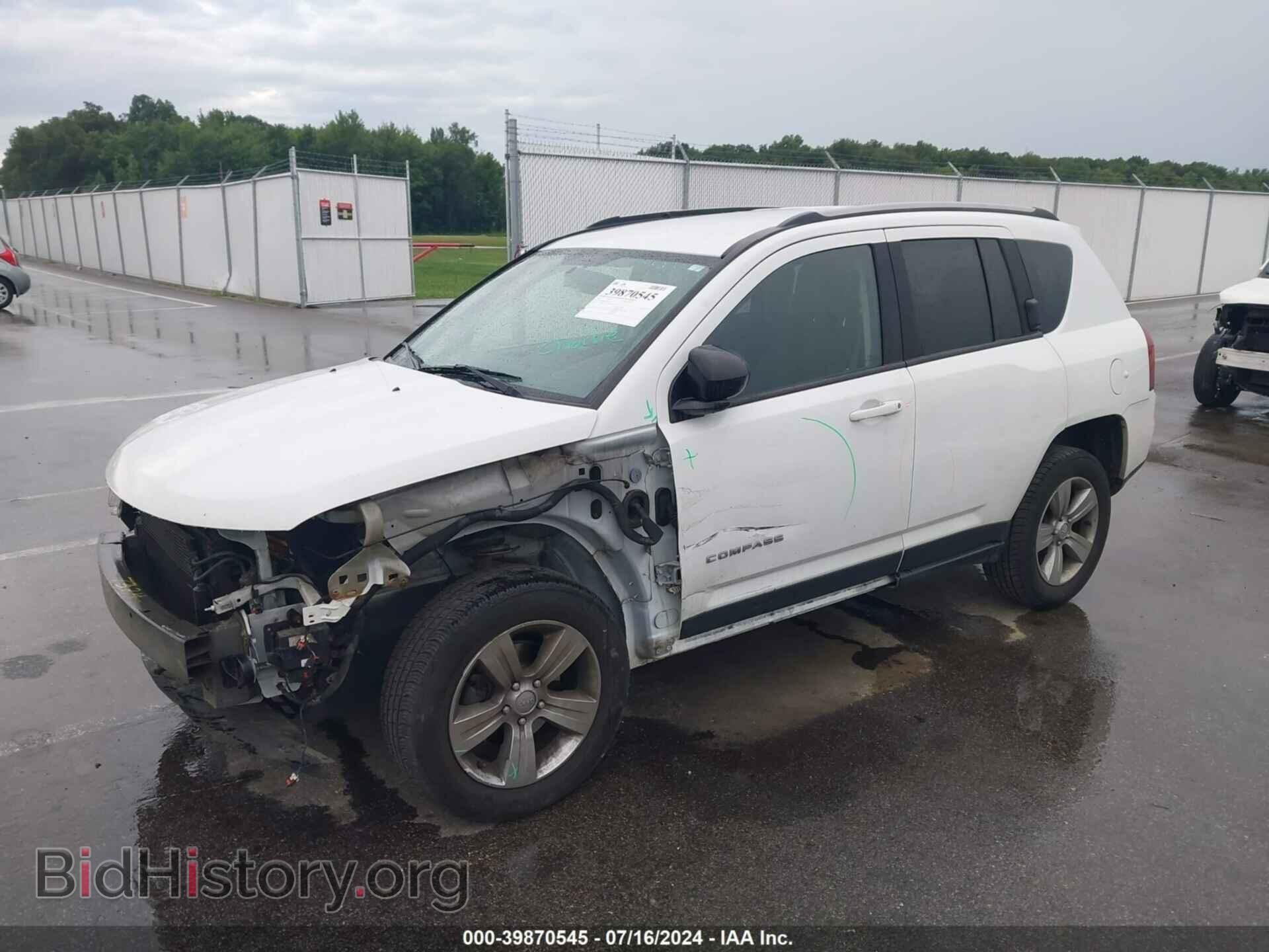 2016 JEEP COMPASS - VIN: 1C4NJDBB9GD779071 - Фото 2