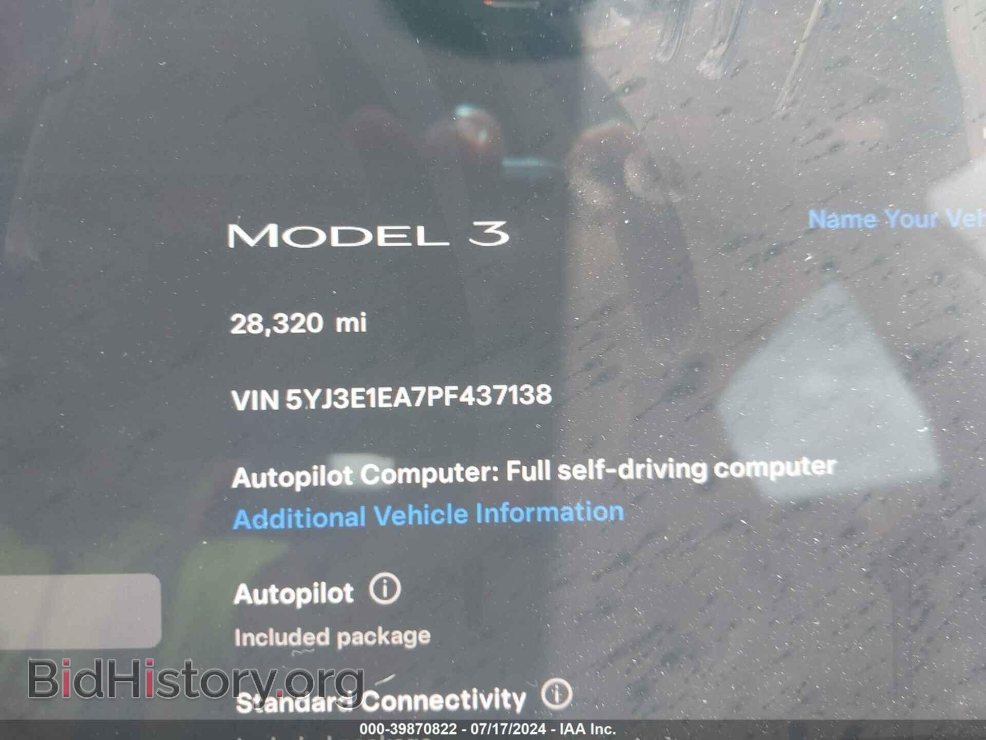2023 TESLA MODEL 3 - VIN: 5YJ3E1EA7PF437138 - Фото 7