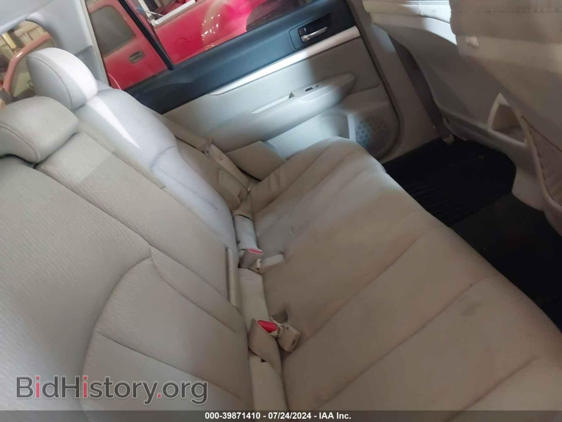2012 SUBARU OUTBACK - VIN: 4S4BRBGC6C3229016 - Photo 8