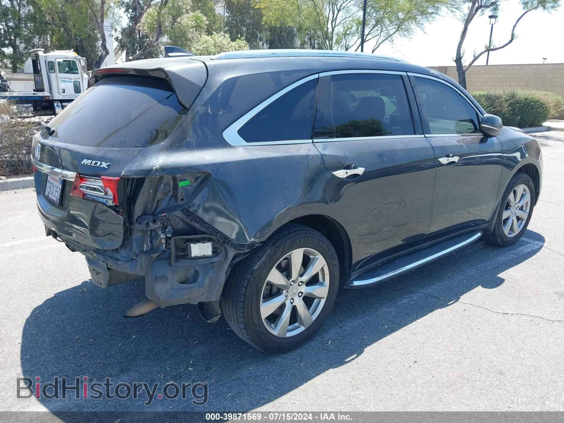 2014 ACURA MDX - VIN: 5FRYD3H88EB004971 - Фото 4