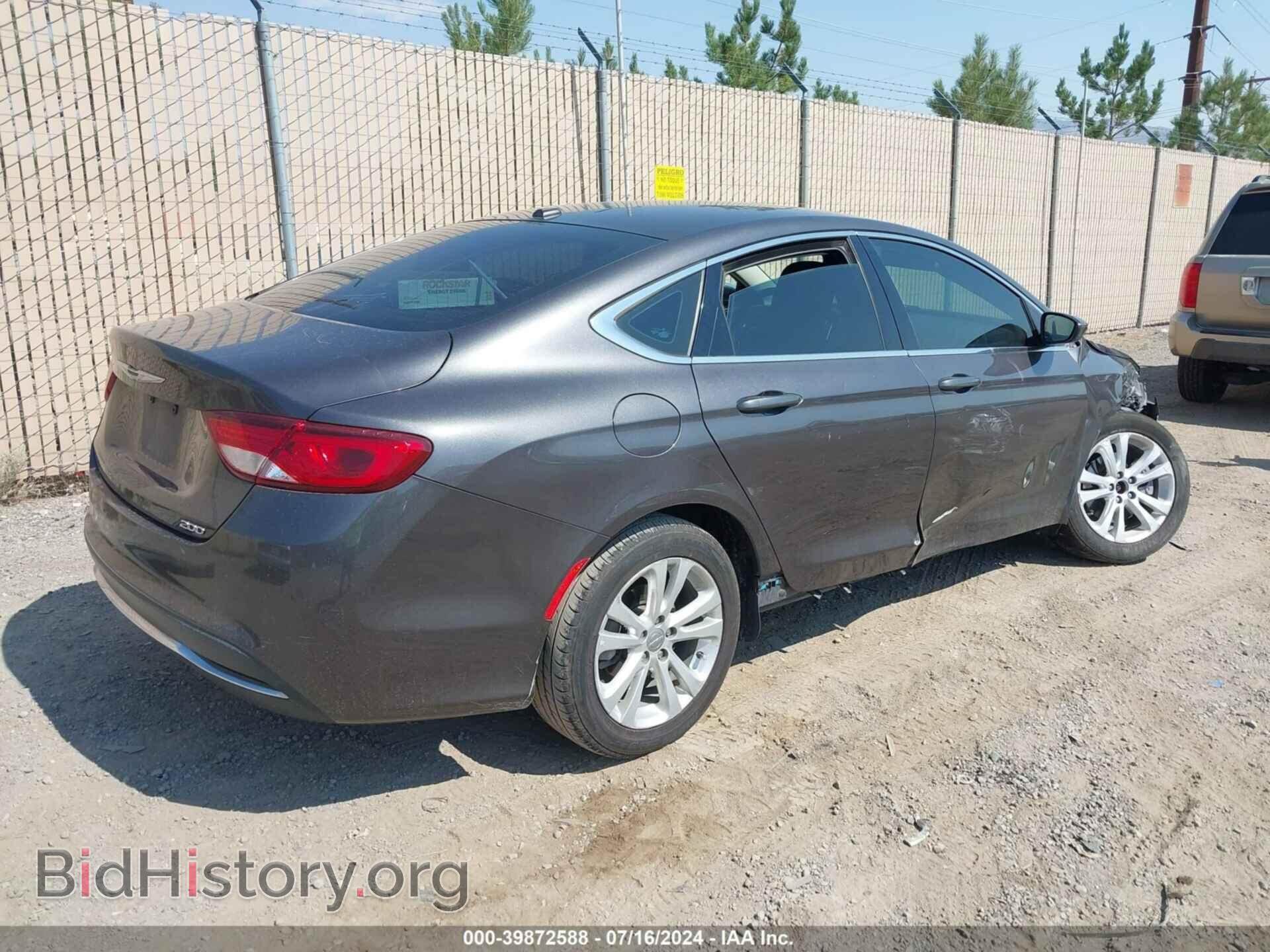 2015 CHRYSLER 200 - VIN: 1C3CCCAB2FN725752 - Фото 4