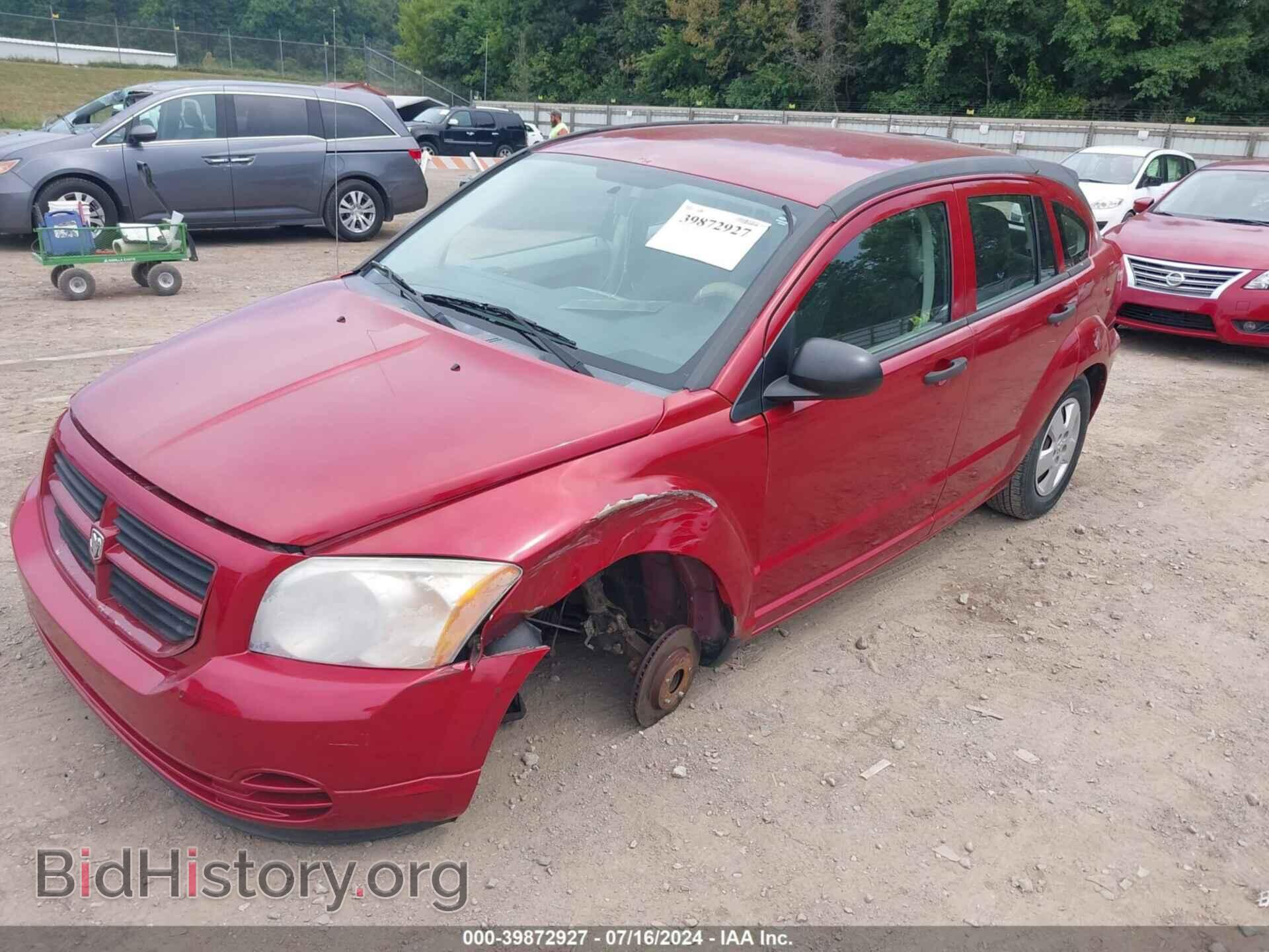 2007 DODGE CALIBER - VIN: 1B3HB28B77D599952 - Фото 2
