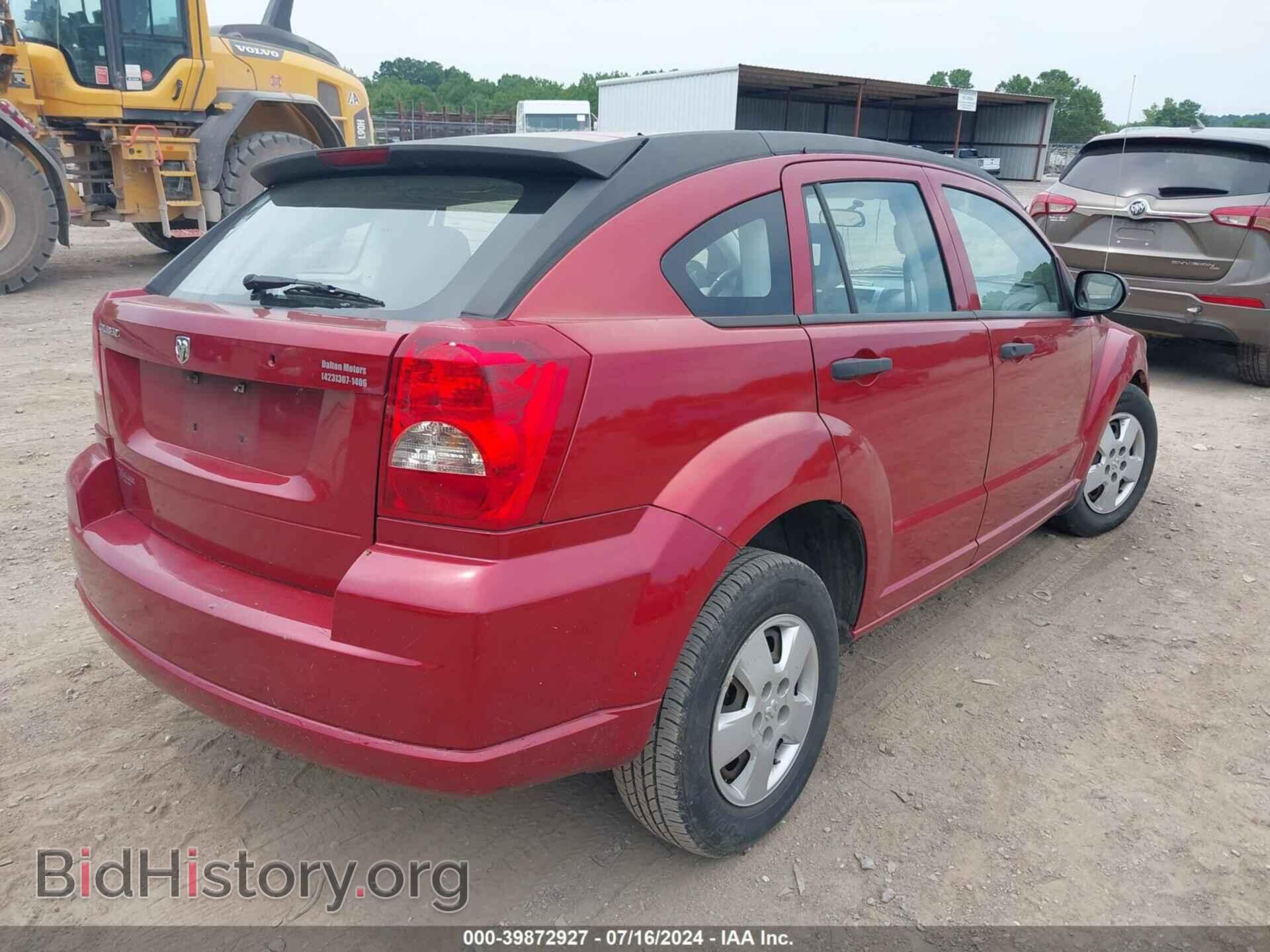 2007 DODGE CALIBER - VIN: 1B3HB28B77D599952 - Фото 4