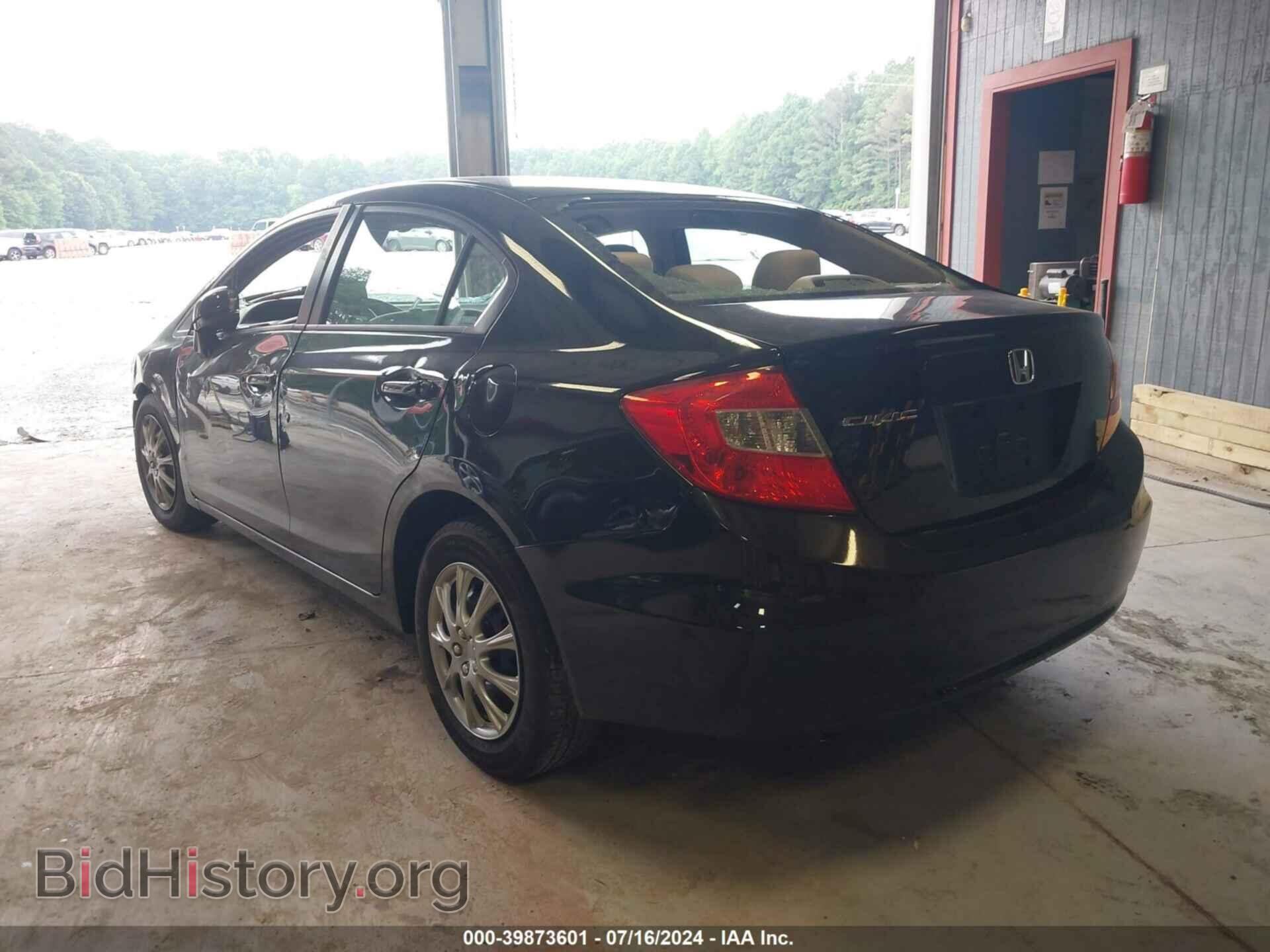 2012 HONDA CIVIC - VIN: 2HGFB2F56CH595263 - Фото 3