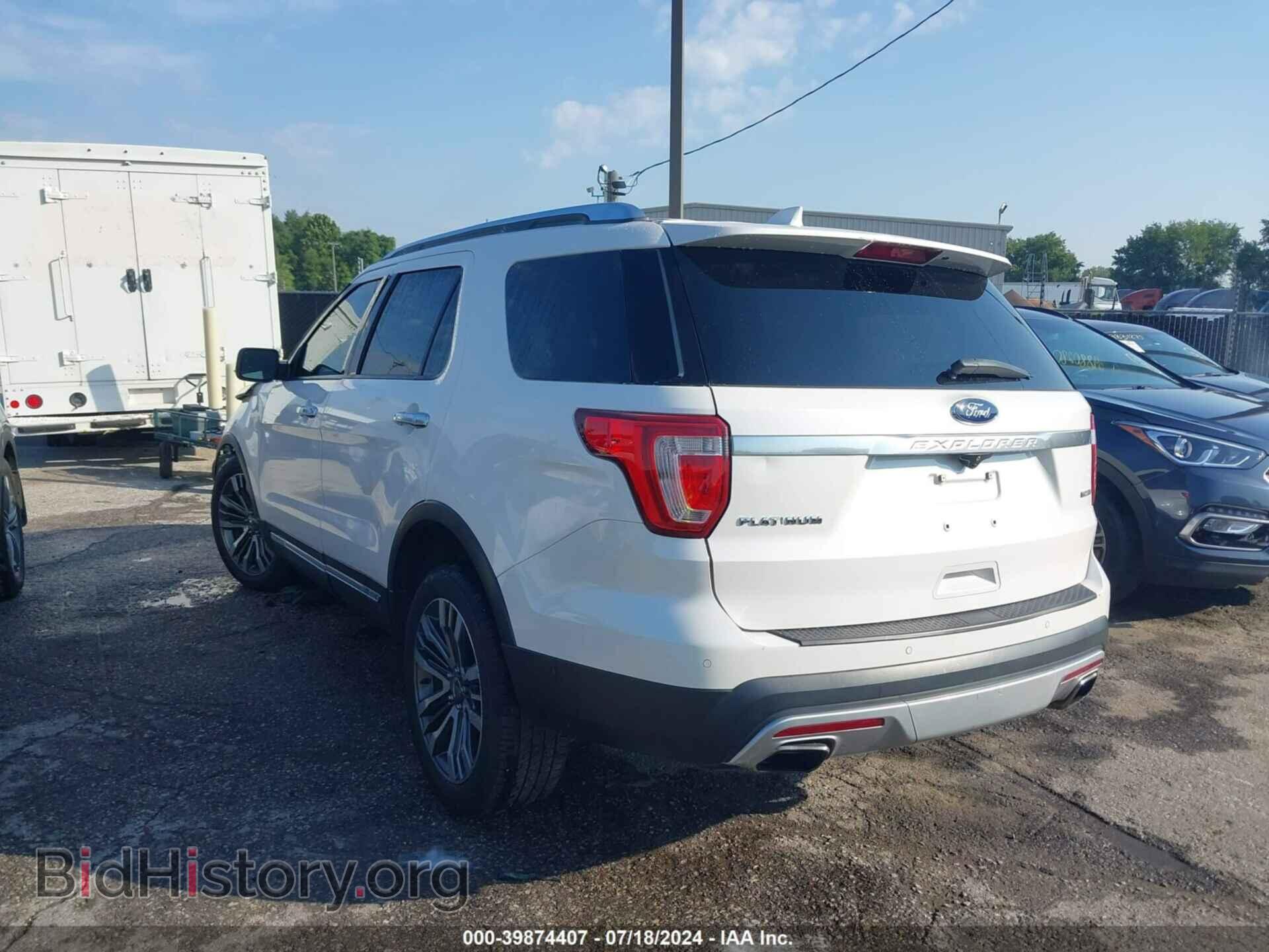 2016 FORD EXPLORER - VIN: 1FM5K8HT8GGC71527 - Фото 3