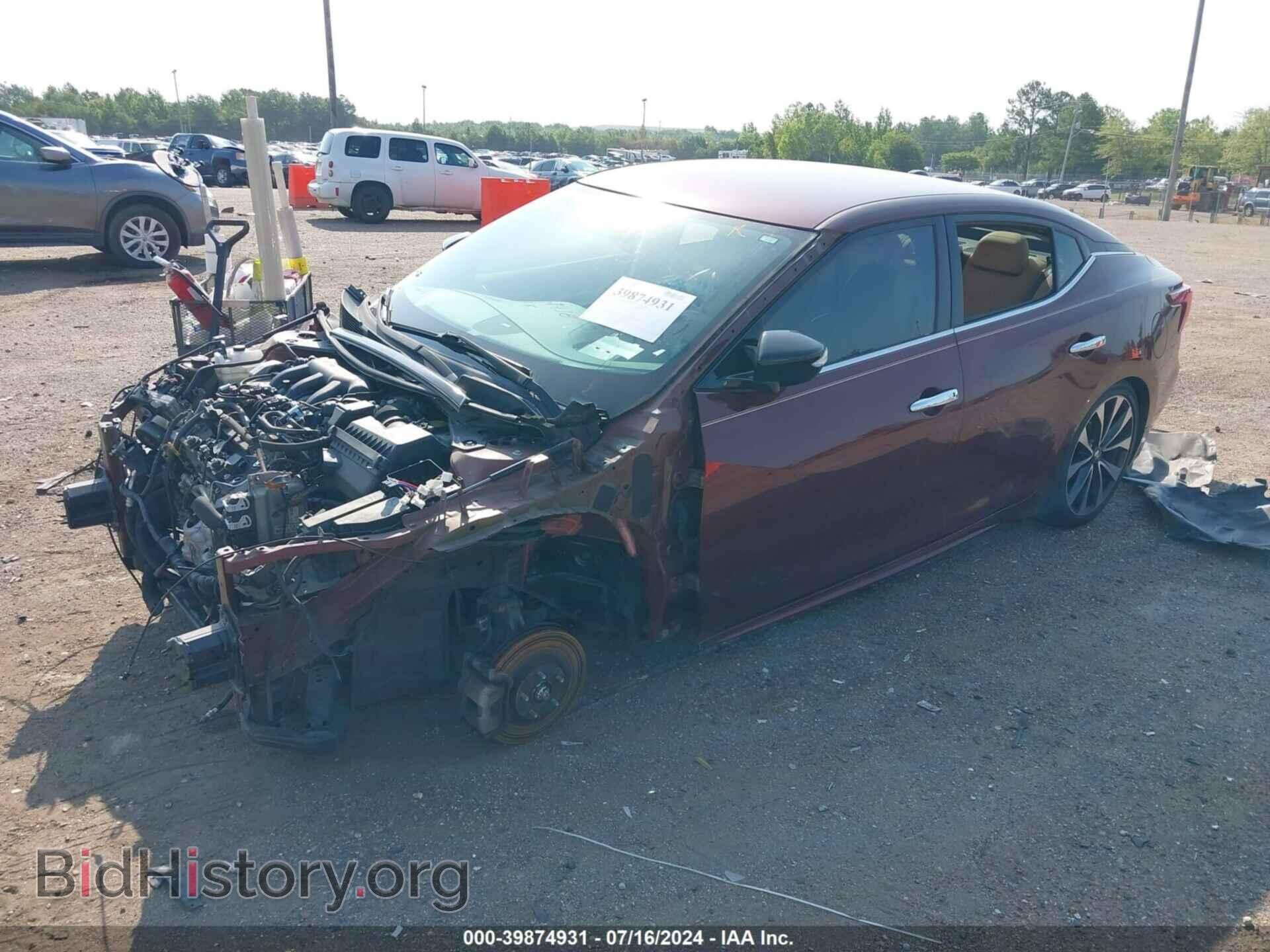 2016 NISSAN MAXIMA - VIN: 1N4AA6AP2GC387438 - Фото 2