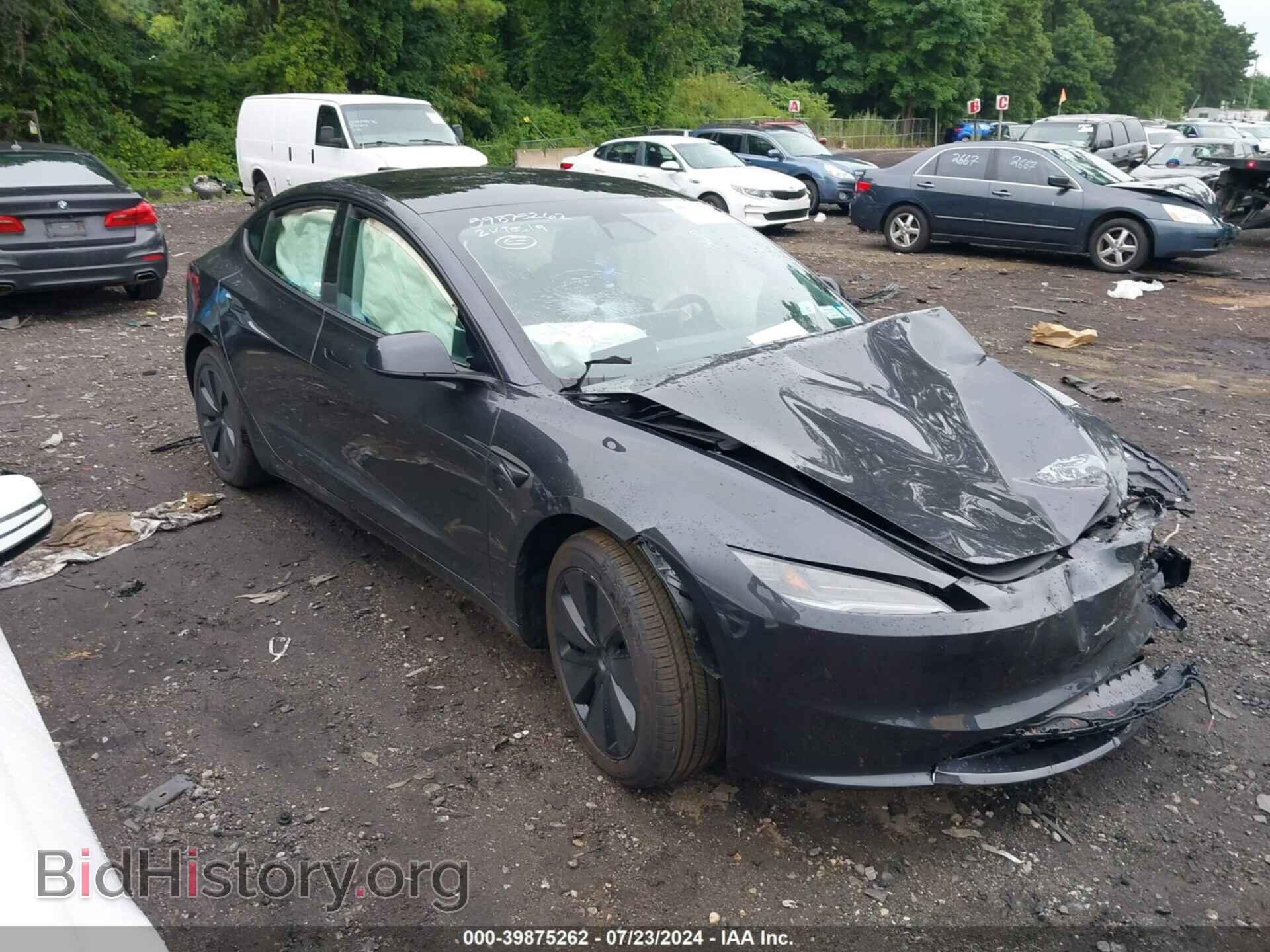 Photo 5YJ3E1EA8RF735099 - TESLA MODEL 3 2024