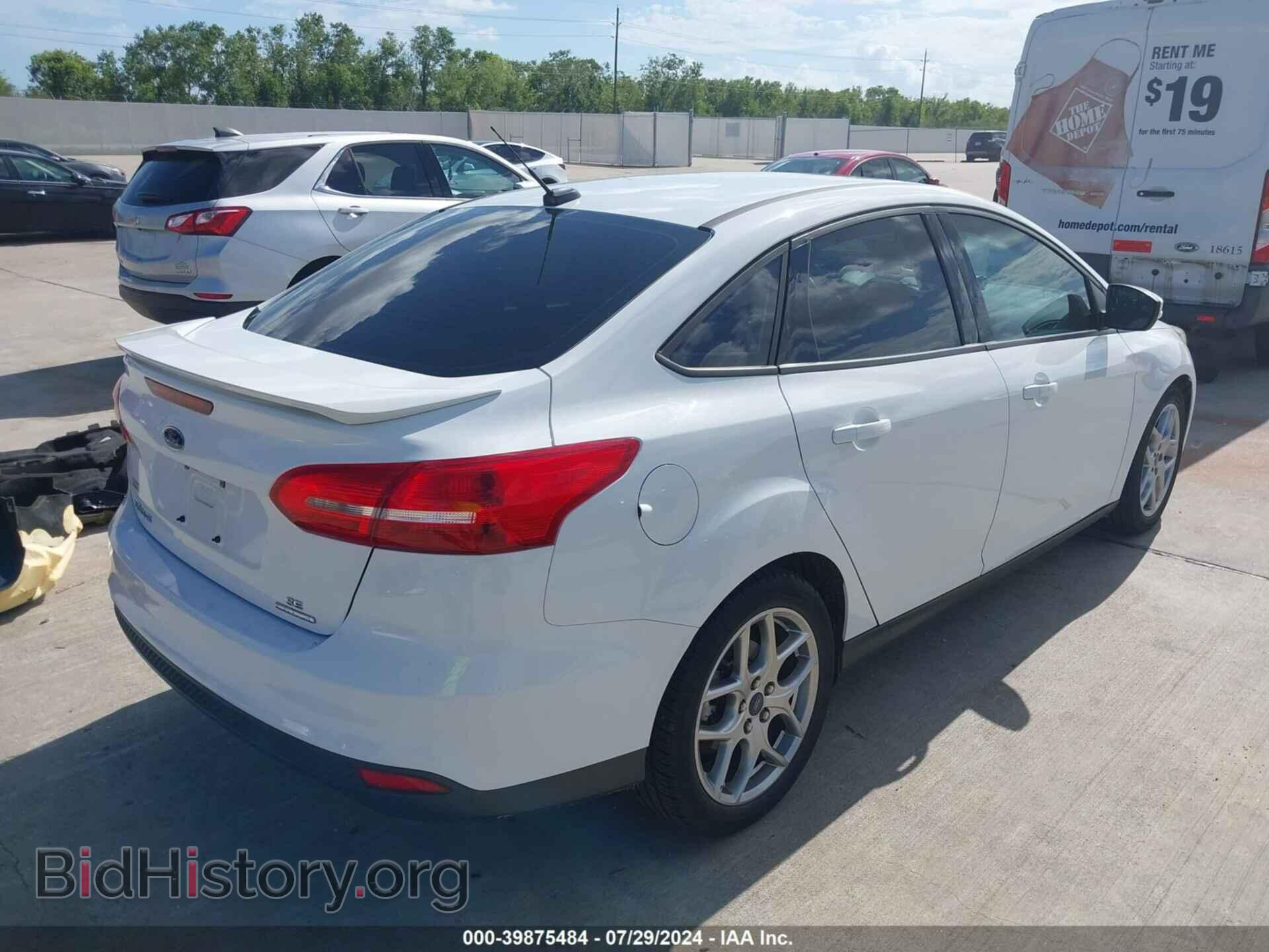 2015 FORD FOCUS - VIN: 1FADP3F2XFL268459 - Фото 4