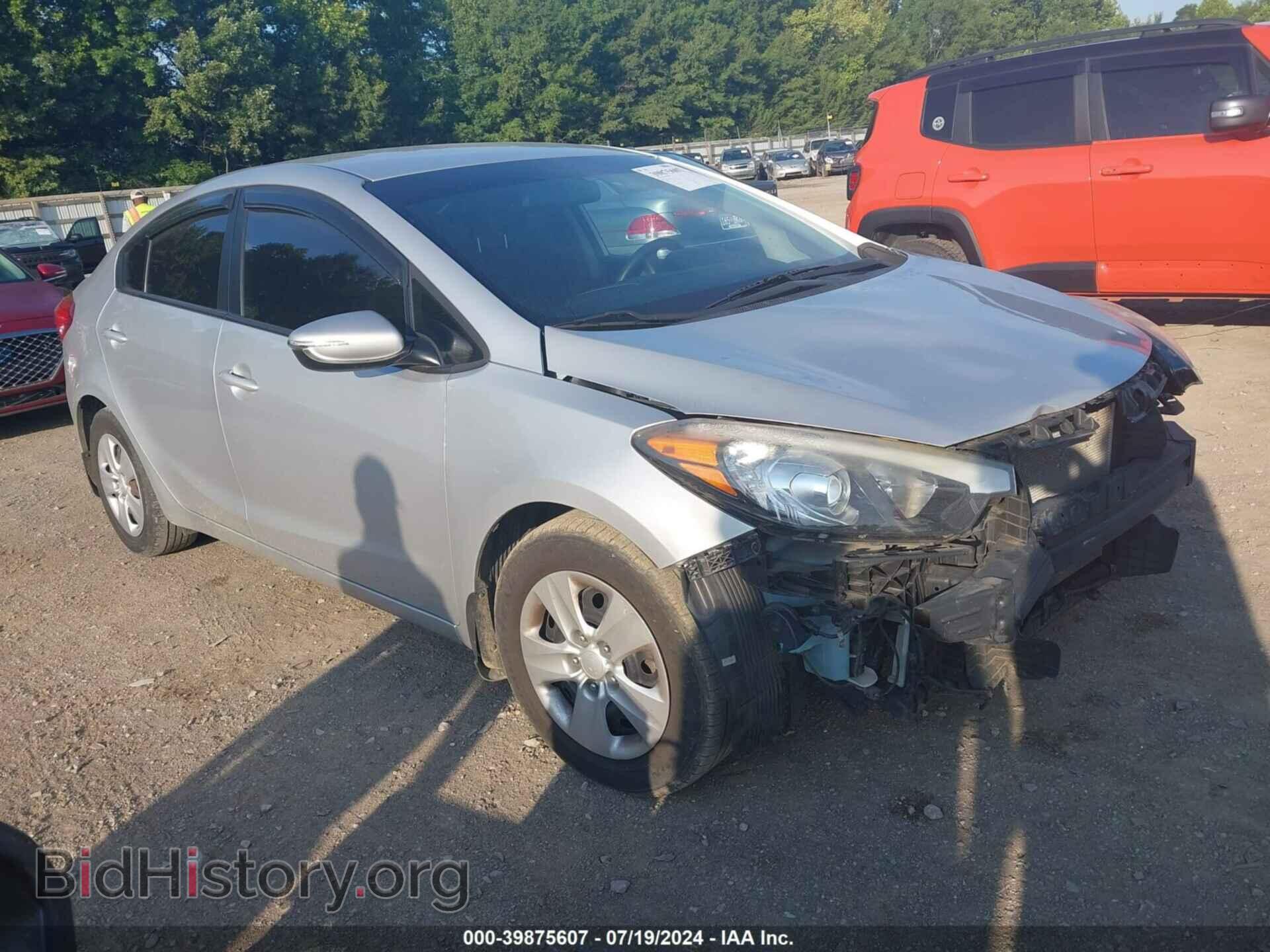 Photo KNAFX4A65F5343458 - KIA FORTE 2015