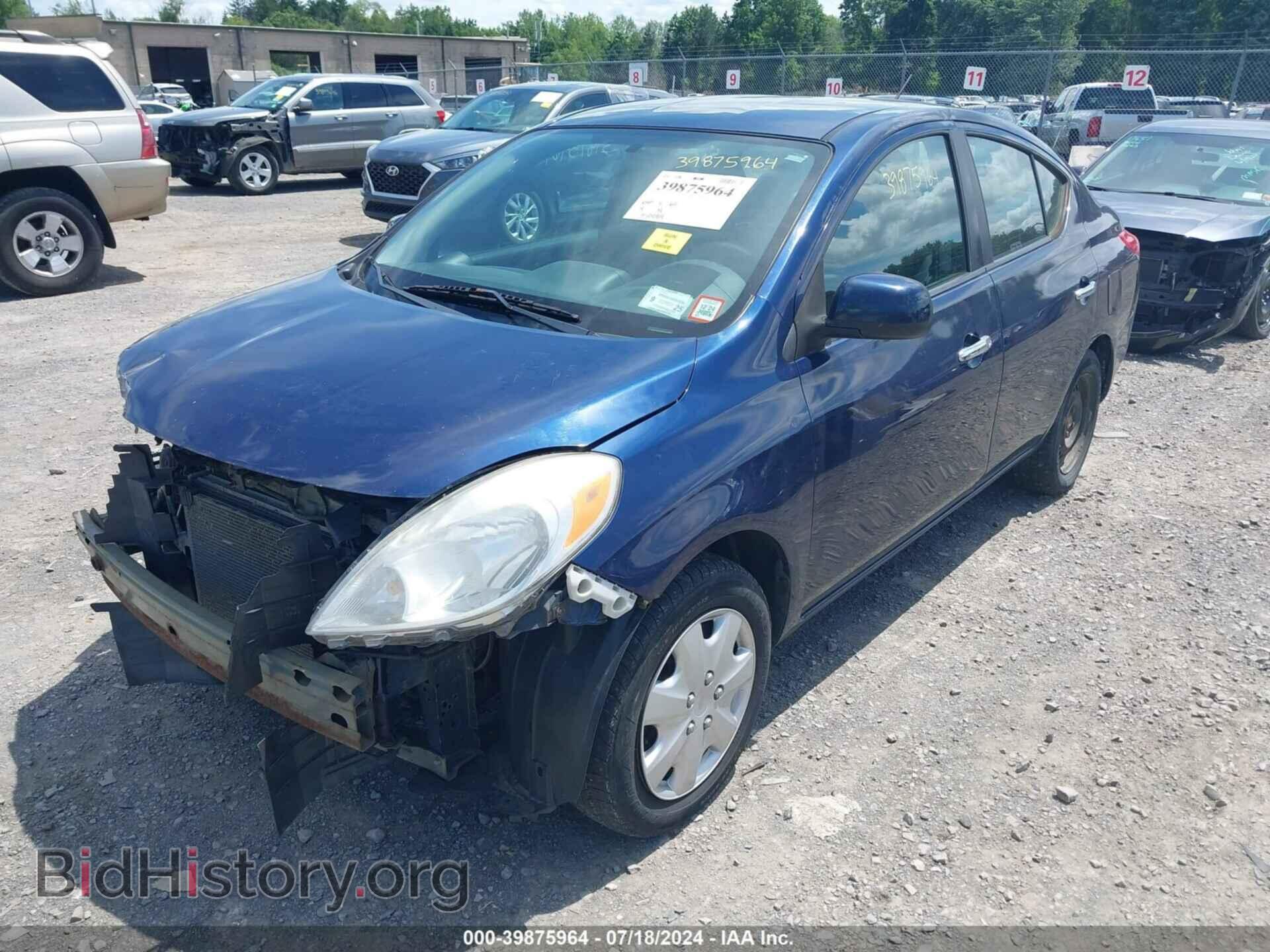 2012 NISSAN VERSA - VIN: 3N1CN7AP1CL917901 - Фото 2
