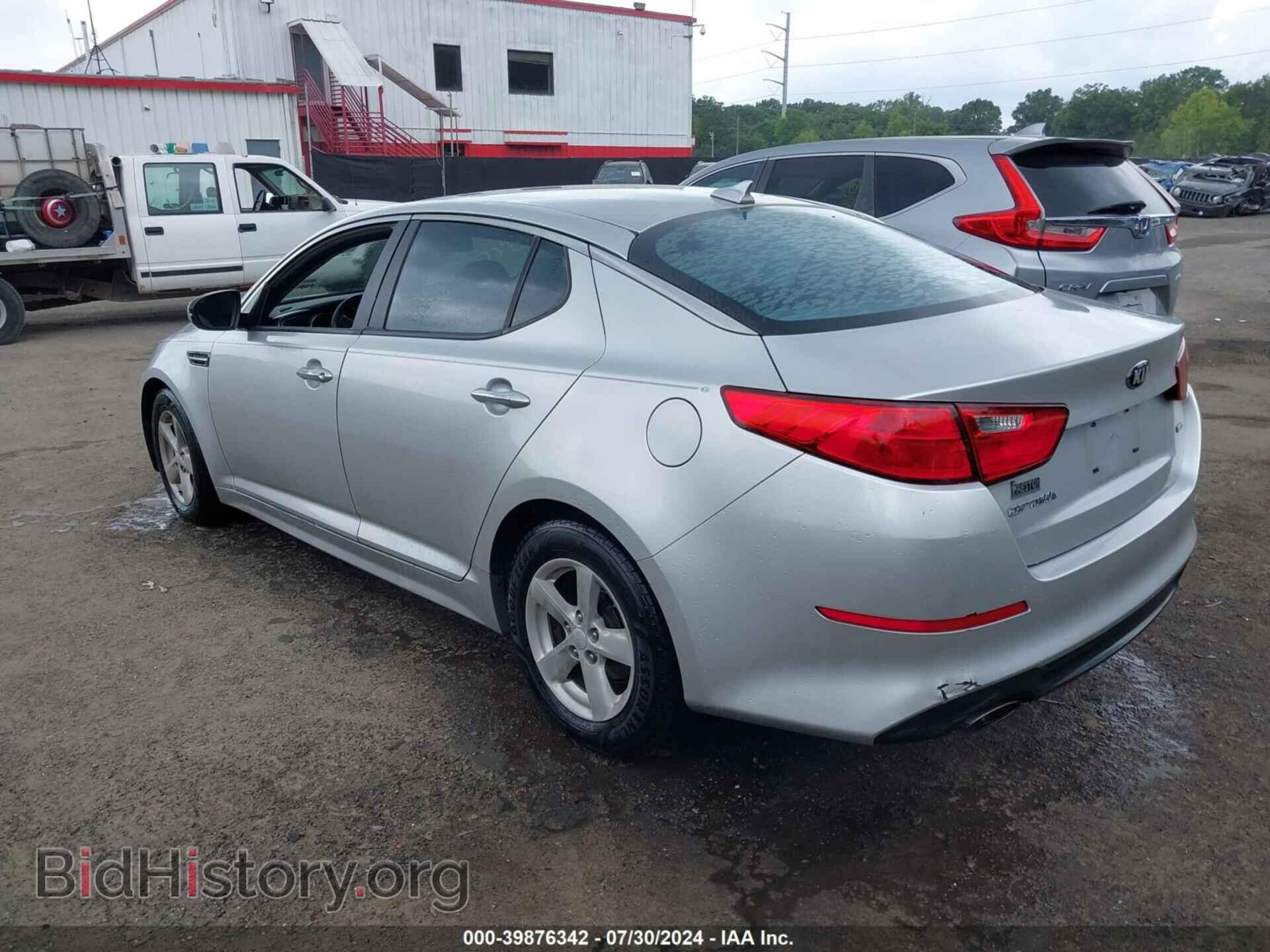 2014 KIA OPTIMA - VIN: KNAGM4A71E5480658 - Photo 3