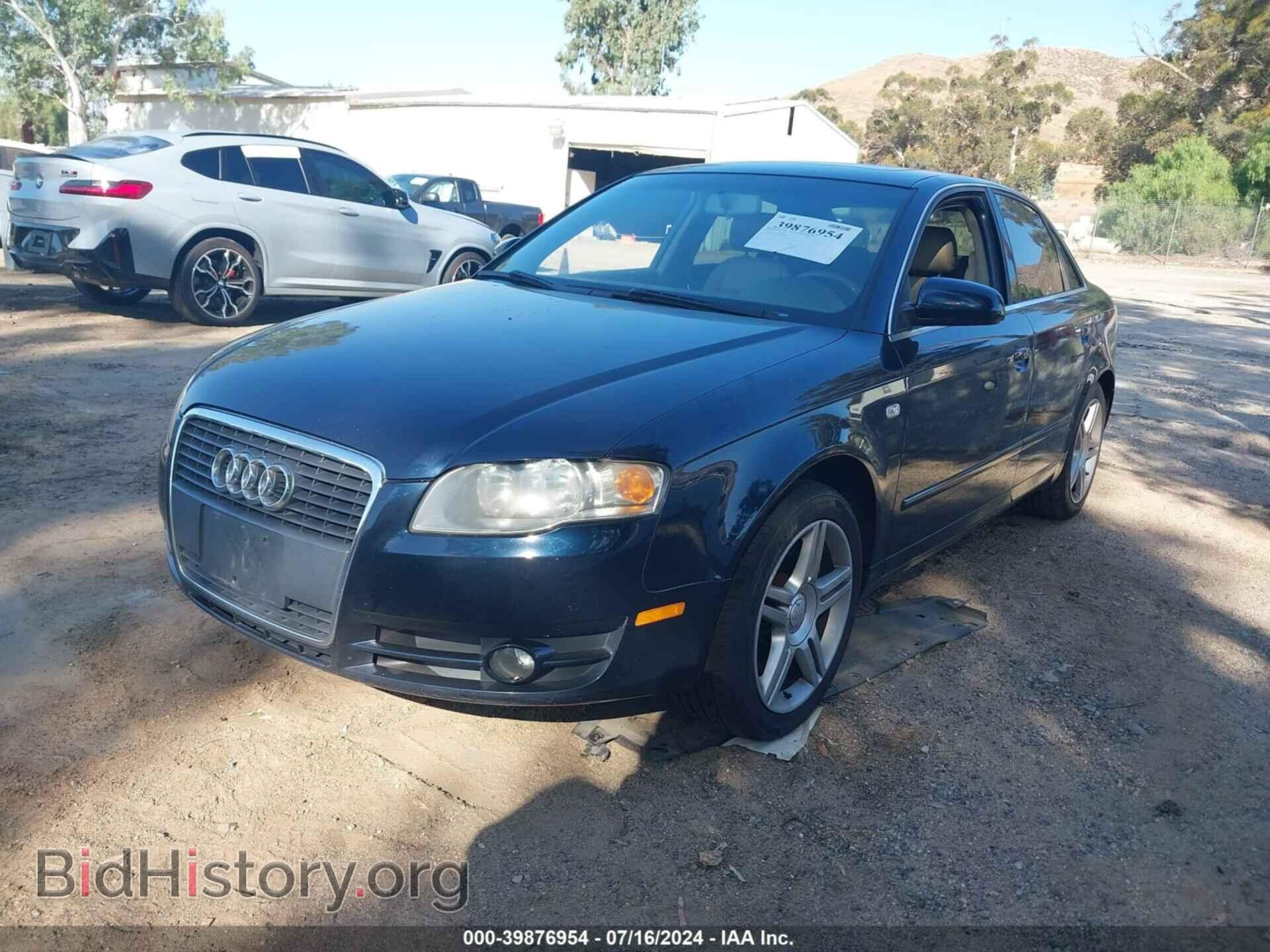 2007 AUDI A4 - VIN: WAUAF78E17A084228 - Фото 2