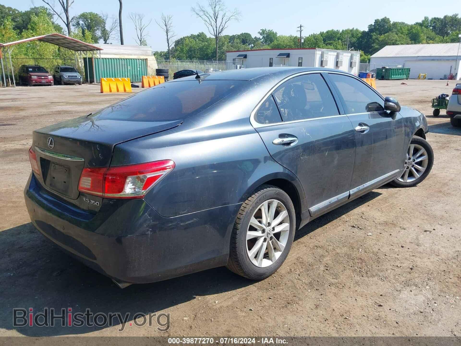 2011 LEXUS ES 350 - VIN: JTHBK1EG7B2463502 - Фото 4