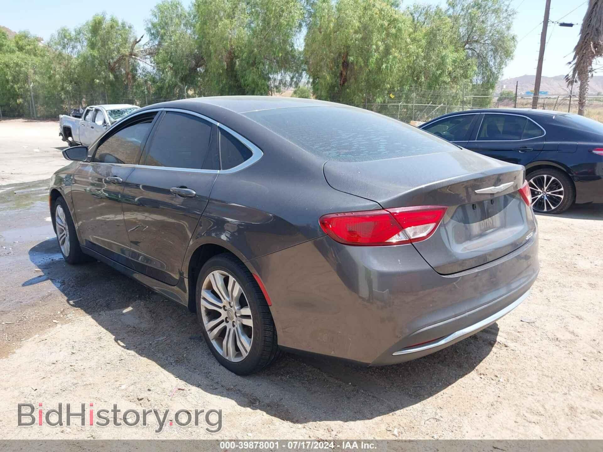 2015 CHRYSLER 200 - VIN: 1C3CCCAB2FN562309 - Фото 3