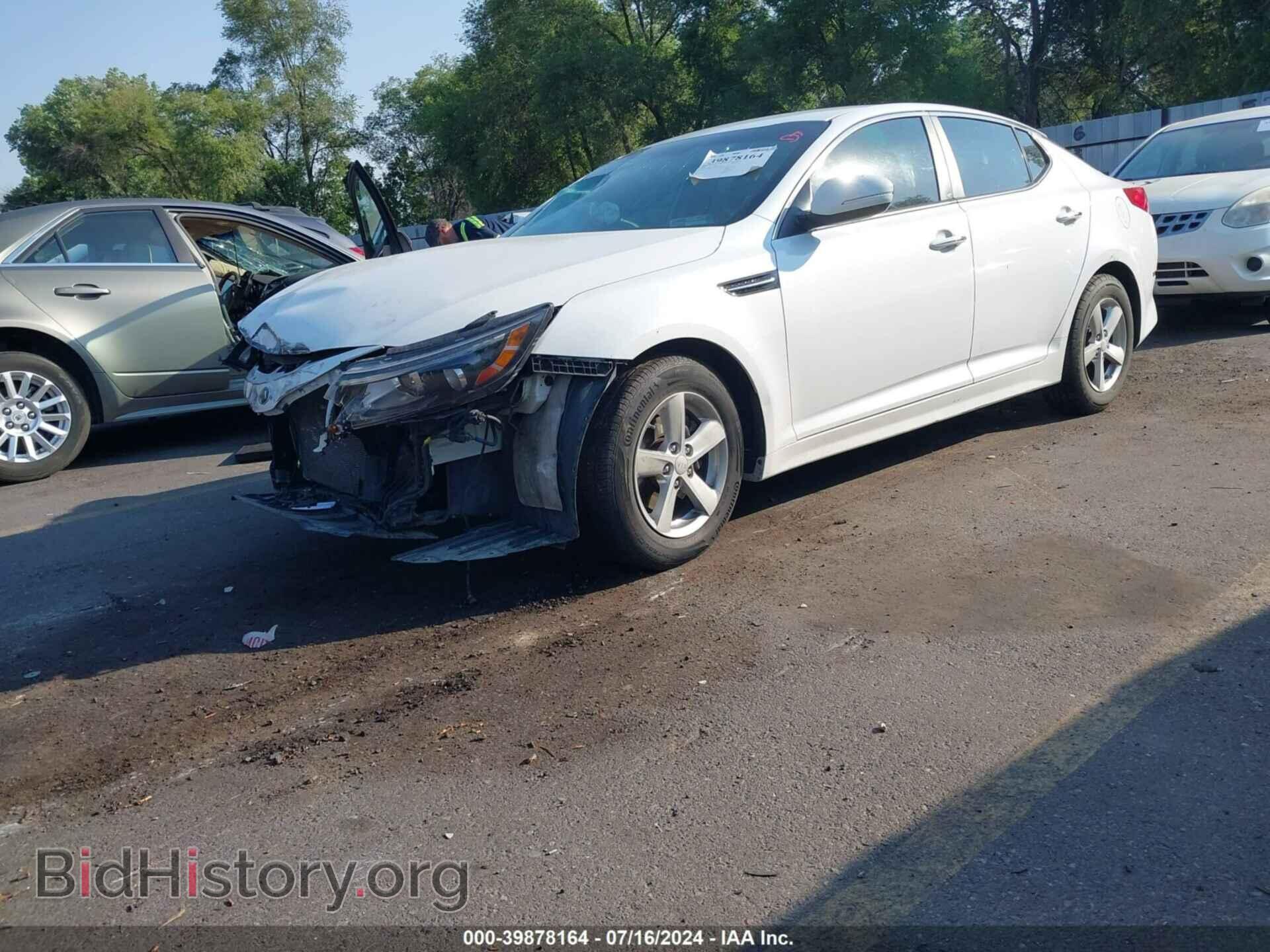 2015 KIA OPTIMA - VIN: KNAGM4A75F5659884 - Фото 2