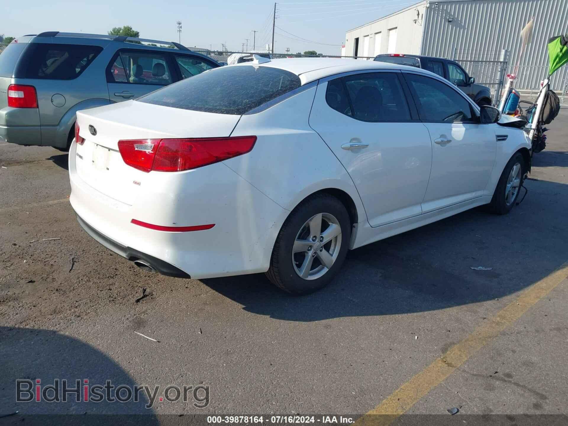 2015 KIA OPTIMA - VIN: KNAGM4A75F5659884 - Фото 4