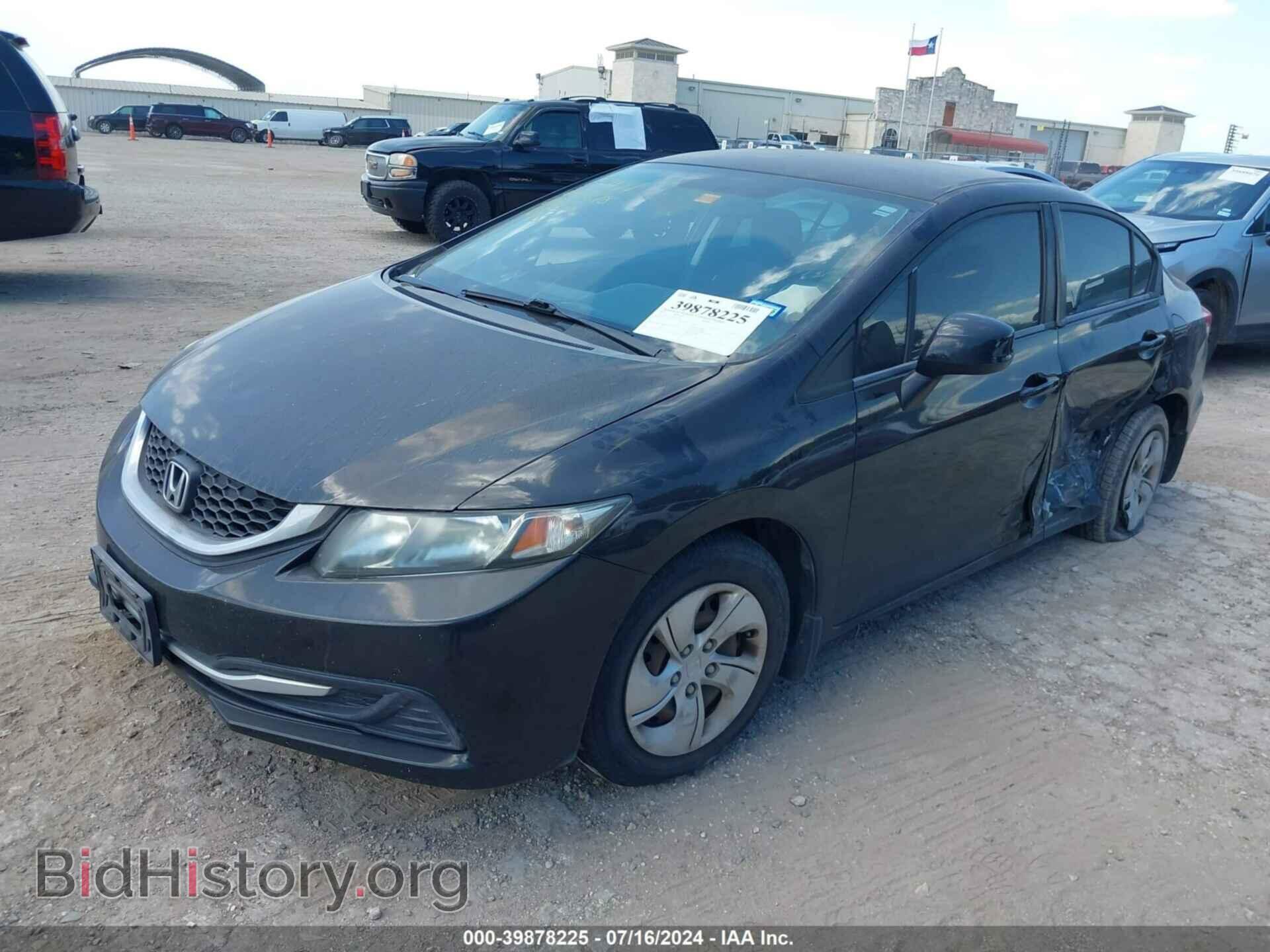 2013 HONDA CIVIC - VIN: 19XFB2F55DE016582 - Фото 2