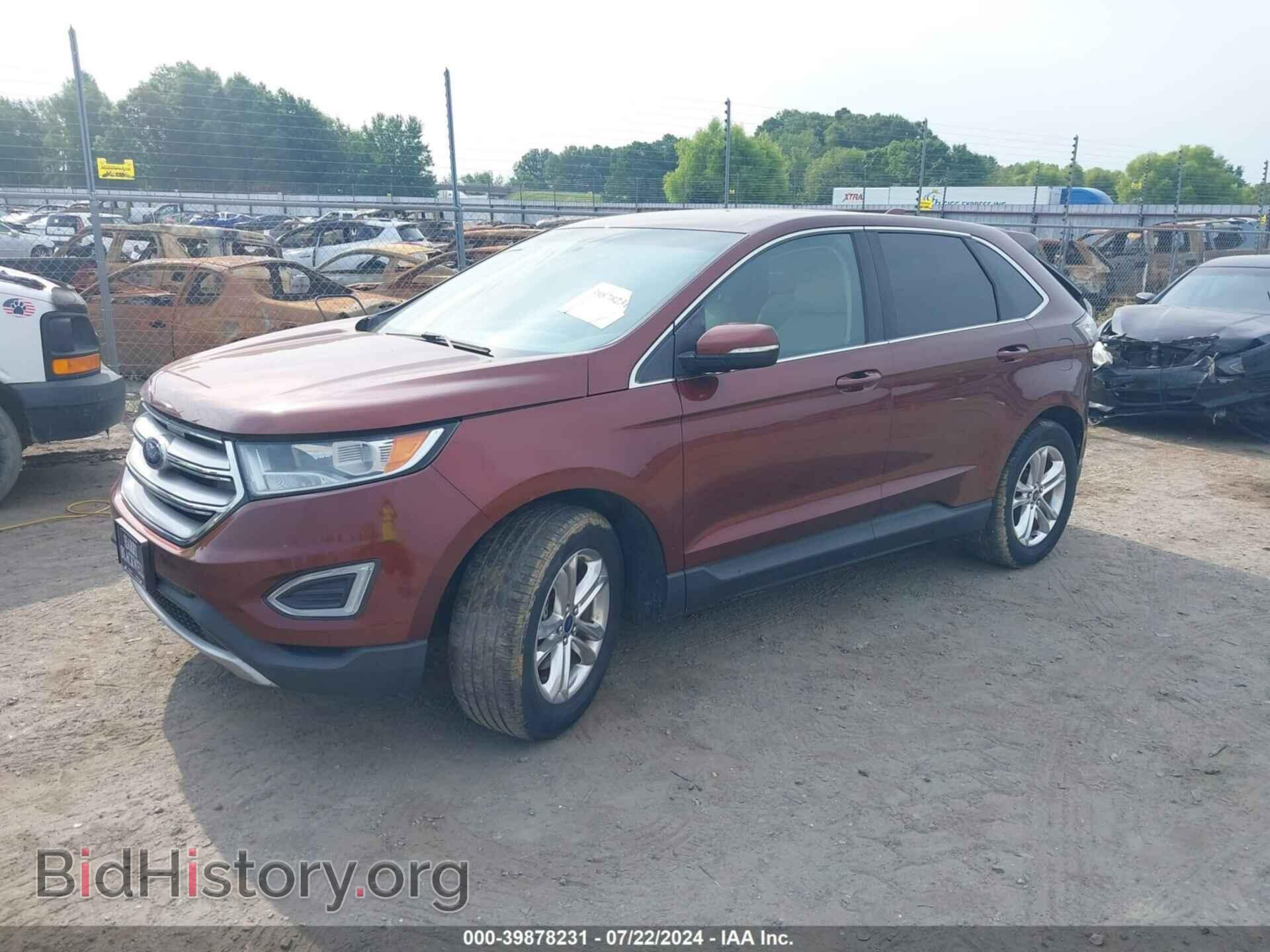 2015 FORD EDGE - VIN: 2FMTK3J91FBB41104 - Фото 2