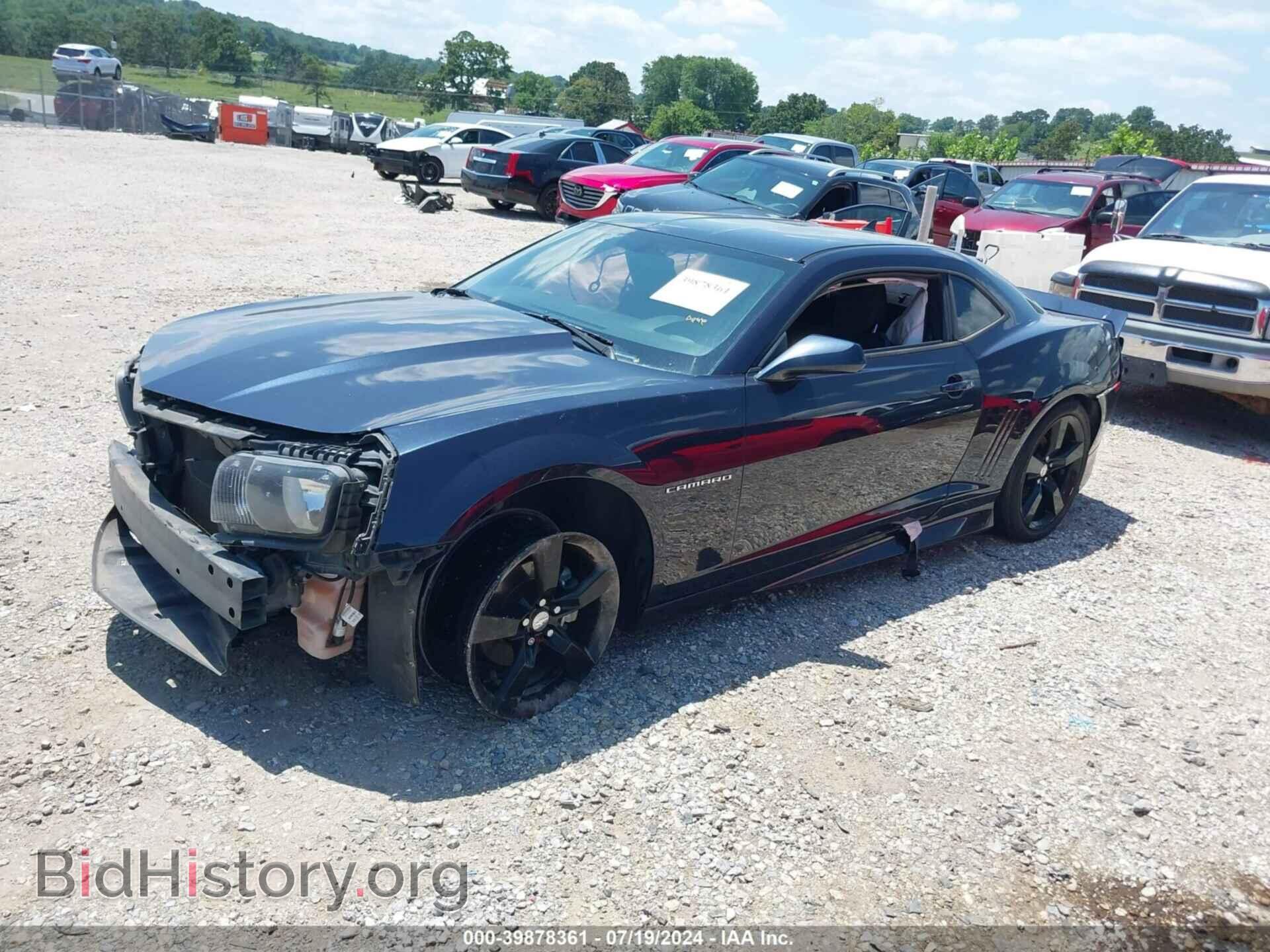 2013 CHEVROLET CAMARO - VIN: 2G1FA1E37D9230297 - Фото 2