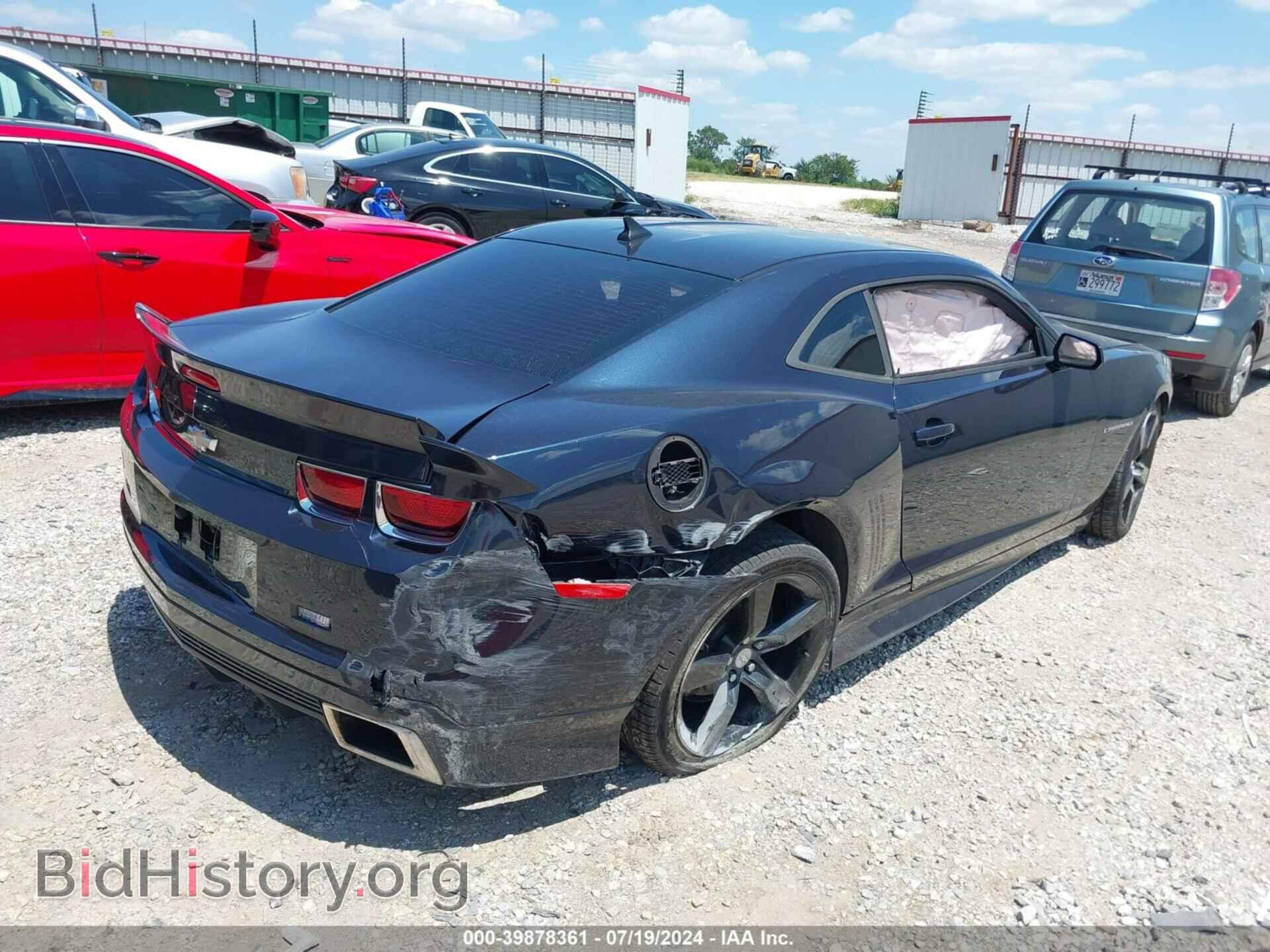 2013 CHEVROLET CAMARO - VIN: 2G1FA1E37D9230297 - Фото 4
