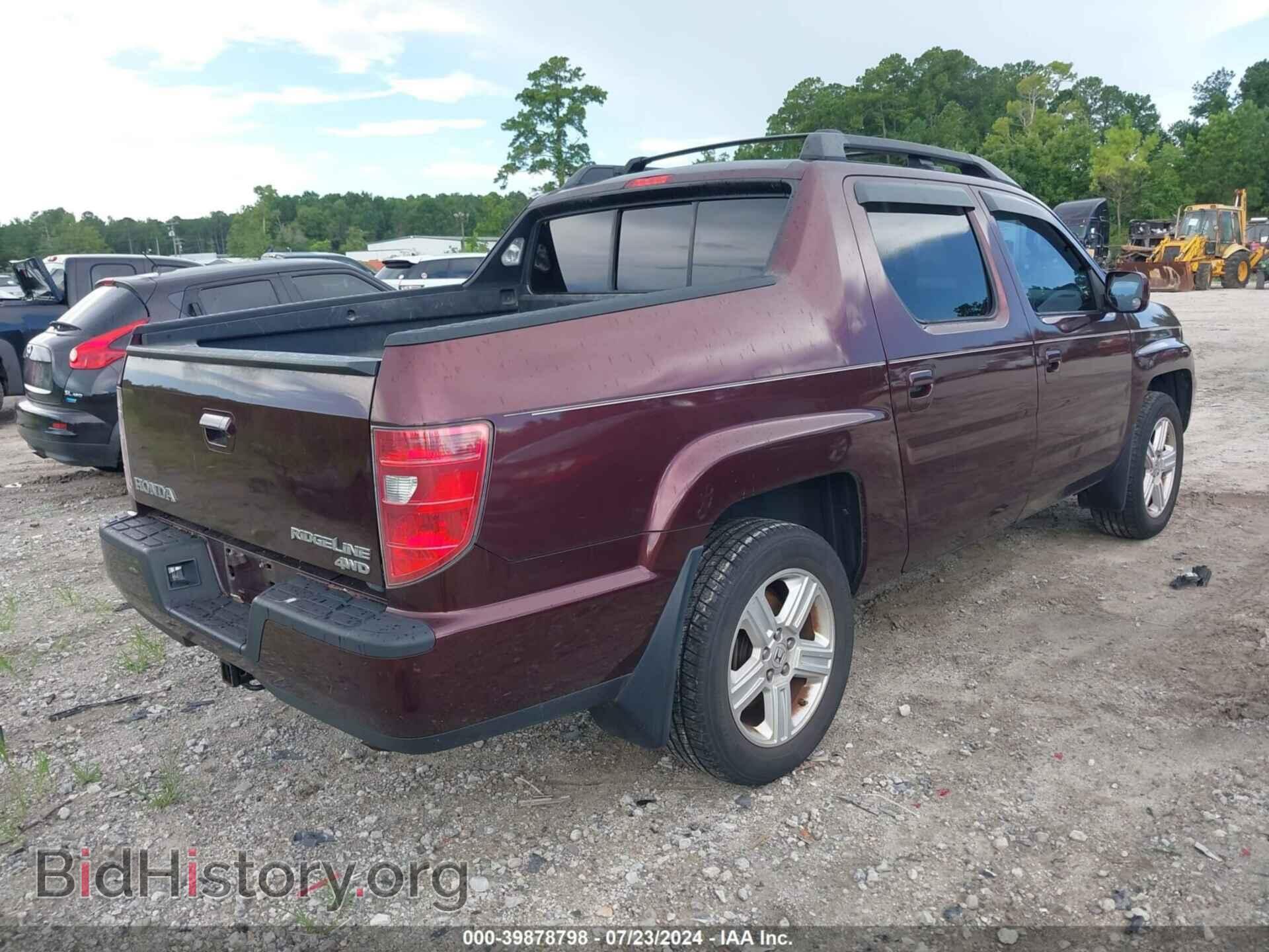 2011 HONDA RIDGELINE - VIN: 5FPYK1F51BB004883 - Фото 4