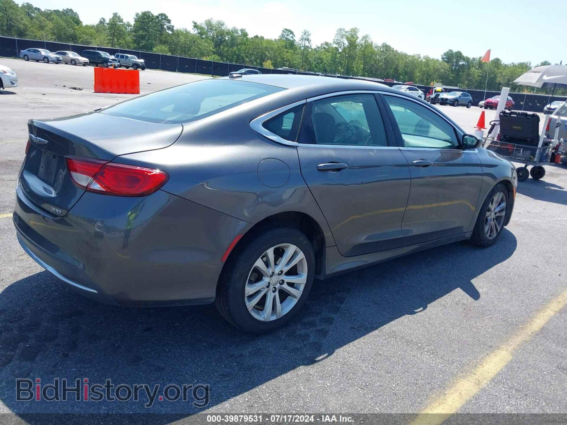 2015 CHRYSLER 200 - VIN: 1C3CCCABXFN617265 - Фото 4