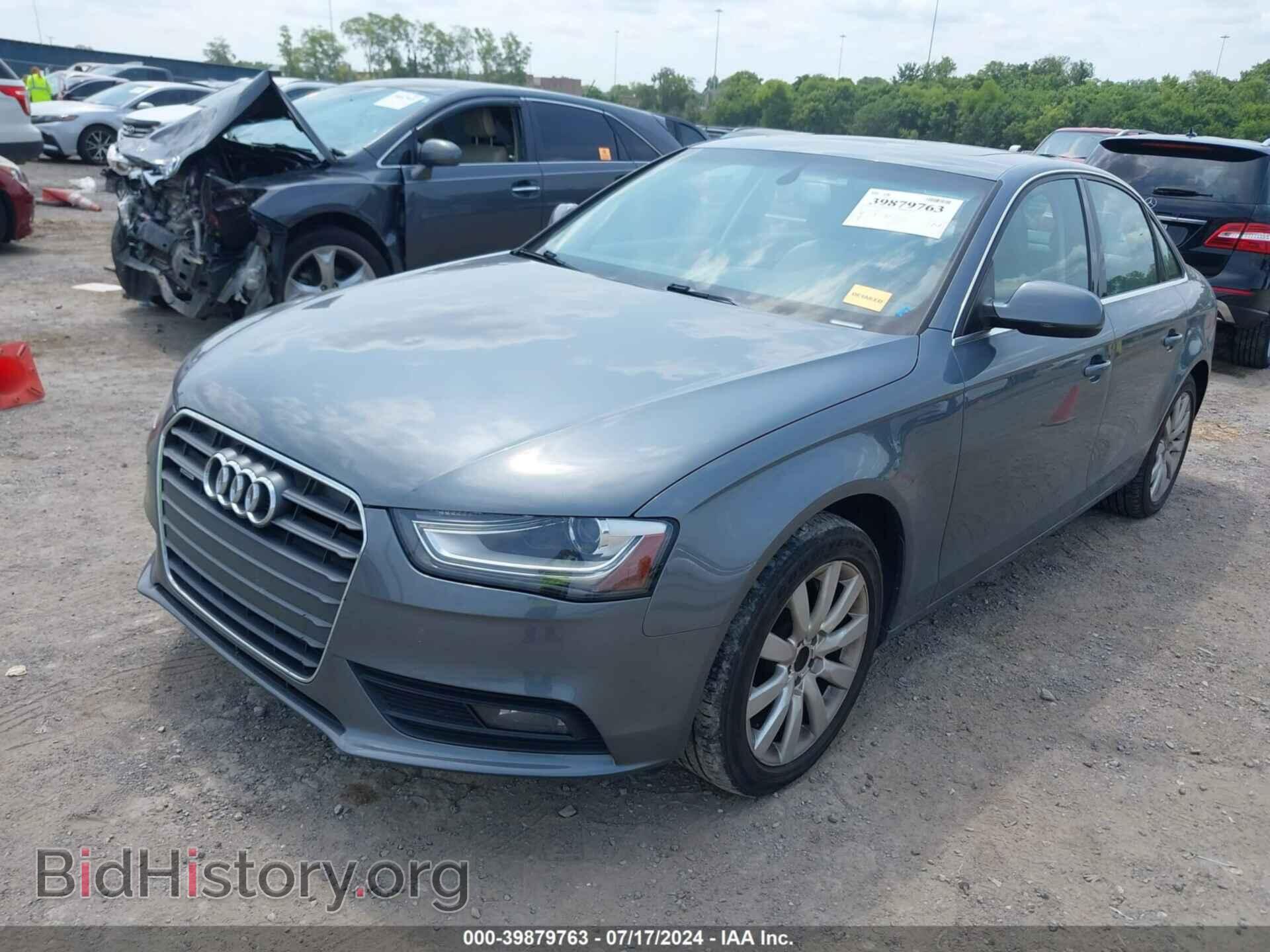 2013 AUDI A4 - VIN: WAUBFAFL4DN050842 - Фото 2